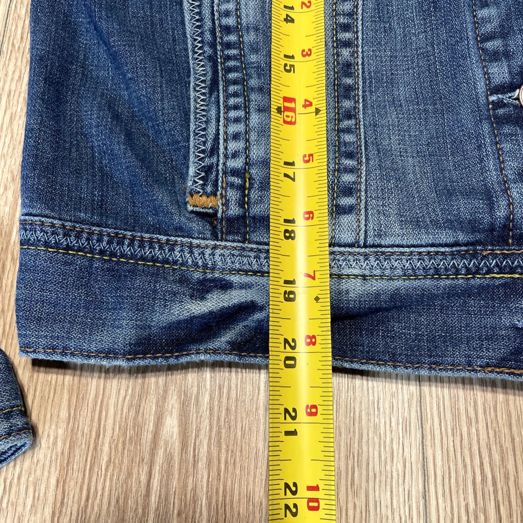 Vintage VINTAGE Aéropostale Denim Blue Jean Jacket Women Large Trucker Biker 90s Classic Size 36" / US 14 / IT 50 - 4 Thumbnail