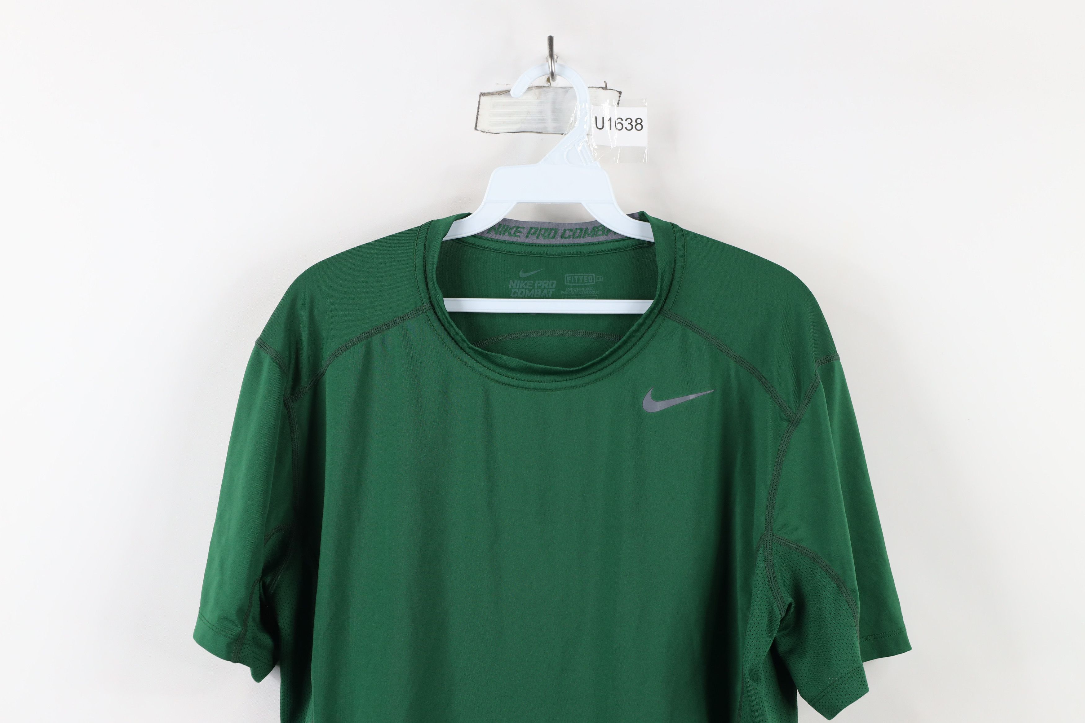 Vintage Vintage Pro Combat Compression Gym Training T-Shirt Green Size US L / EU 52-54 / 3 - 2 Thumbnail