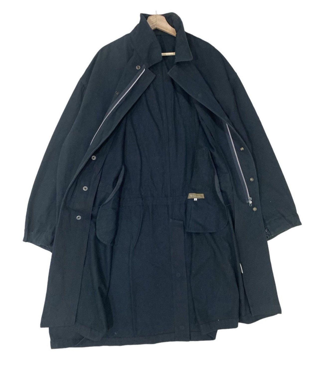 Yohji Yamamoto 🔥Y’s For Men Yohji Yamamoto Drawstring Overcoat Size US M / EU 48-50 / 2 - 4 Thumbnail