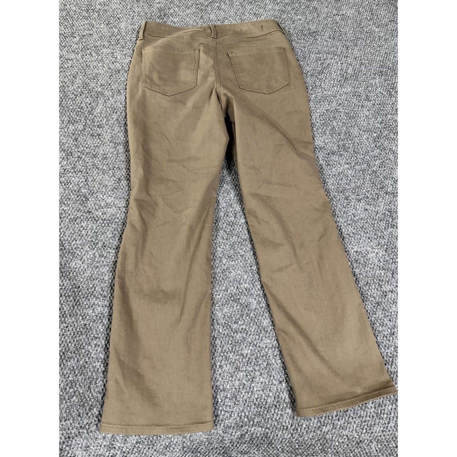 NYDJ NYDJ Pants Womens 8P Brown High Rise Straight Lift Tuck Cool Embrace Stretch Size 30" / US 8 / IT 44 - 7 Thumbnail