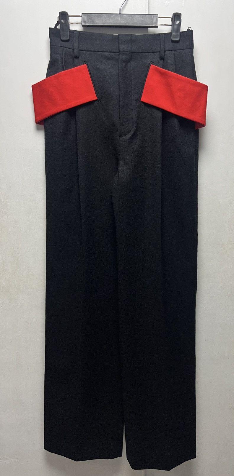 Givenchy Givenchy - Riccardo Tisci - F/W ‘14 - Wool Wide Leg Trousers Size 26" / US 2 / IT 38 - 16 Thumbnail