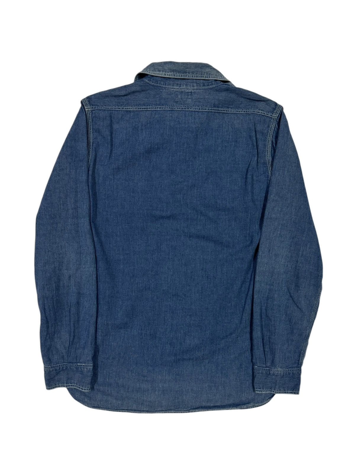 Orslow Orslow Ww11 Usn Inspired Chambray Blue Button Ups Size US S / EU 44-46 / 1 - 2 Thumbnail