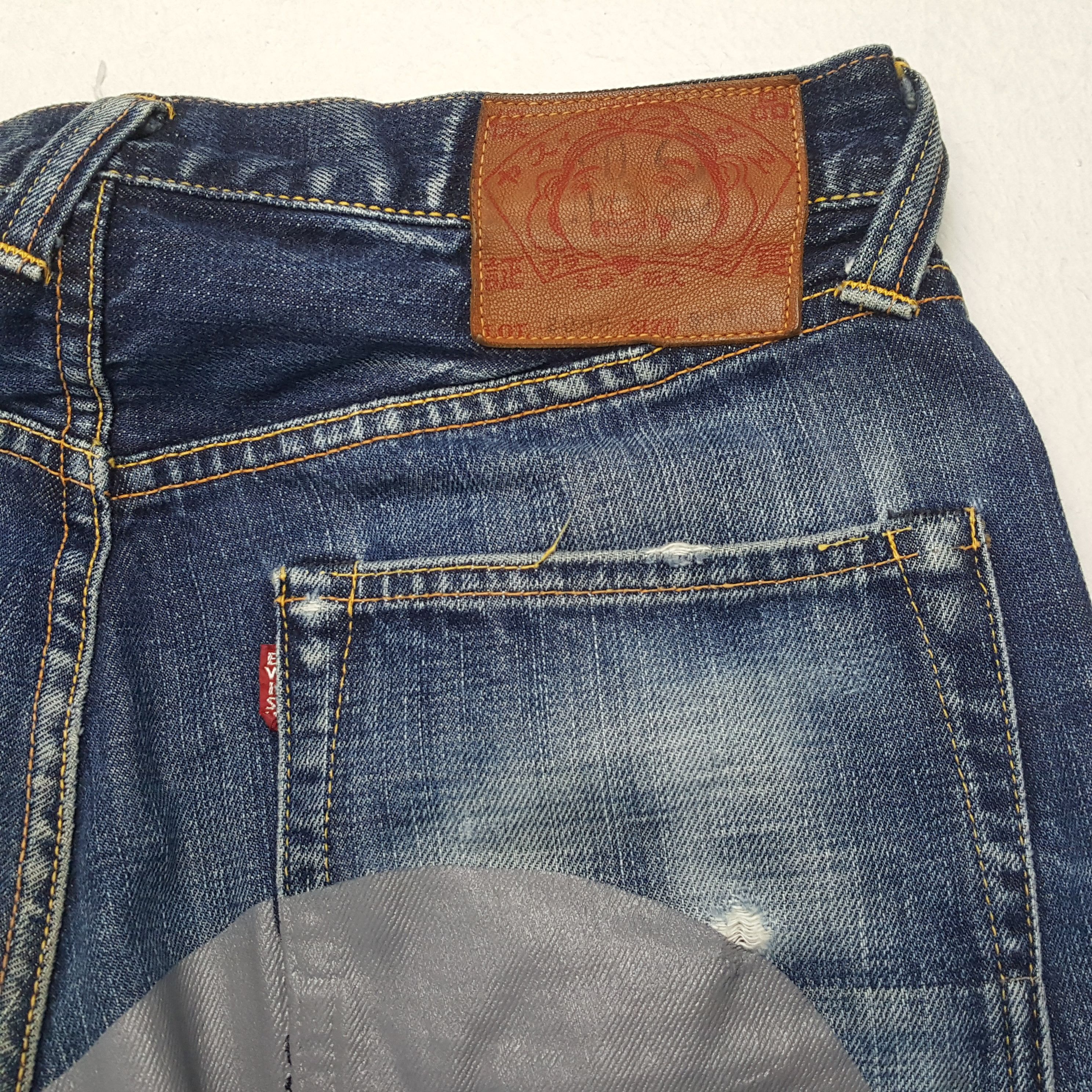 Japanese Brand × Vintage Yamane EVISU Japanese Brand Streetwear Custom Daicock Jeans Size US 29 - 15 Thumbnail