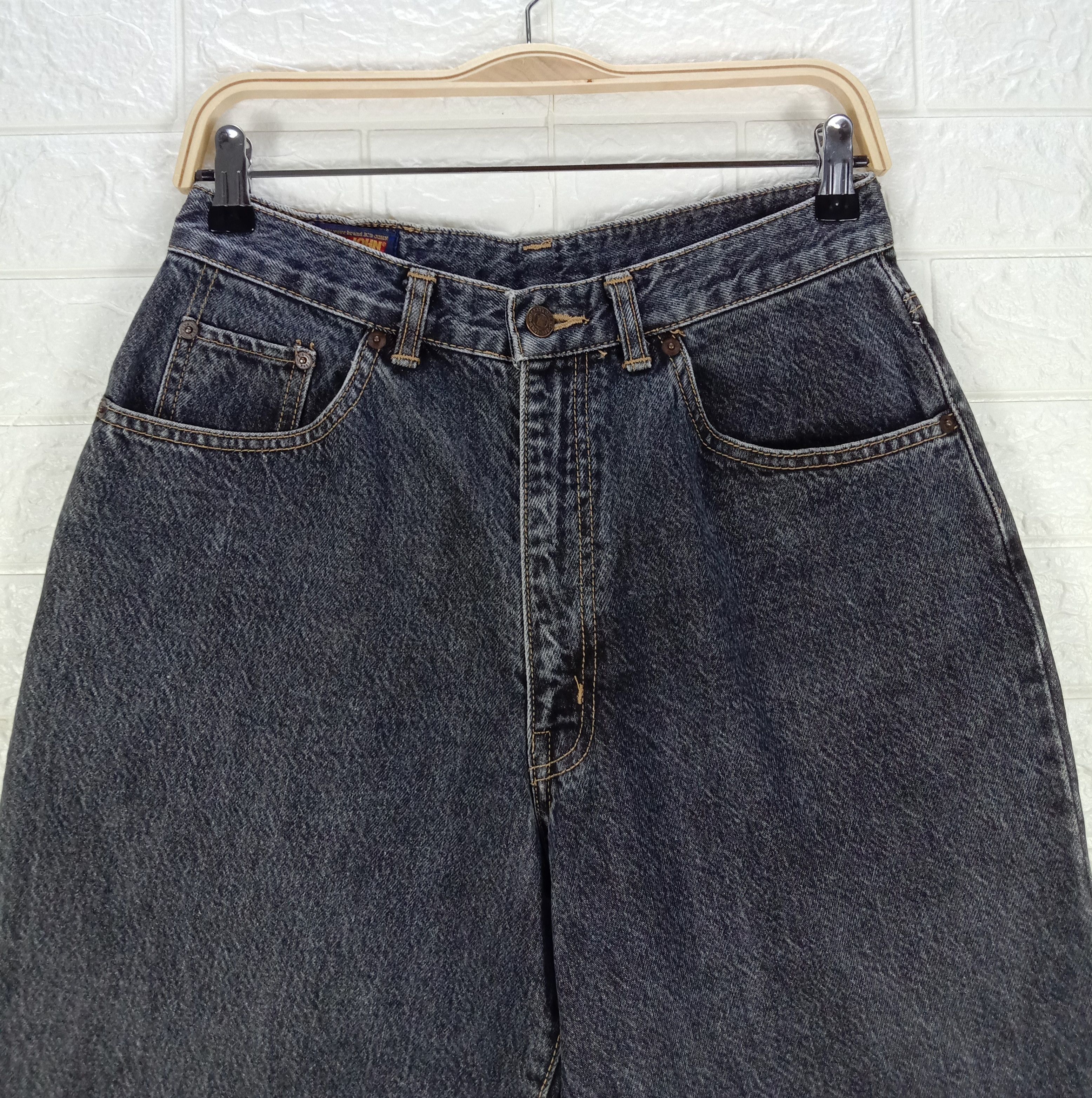 Big John Vintage Big John Faded Black Mom Jeans Size 28" / US 6 / IT 42 - 2 Thumbnail