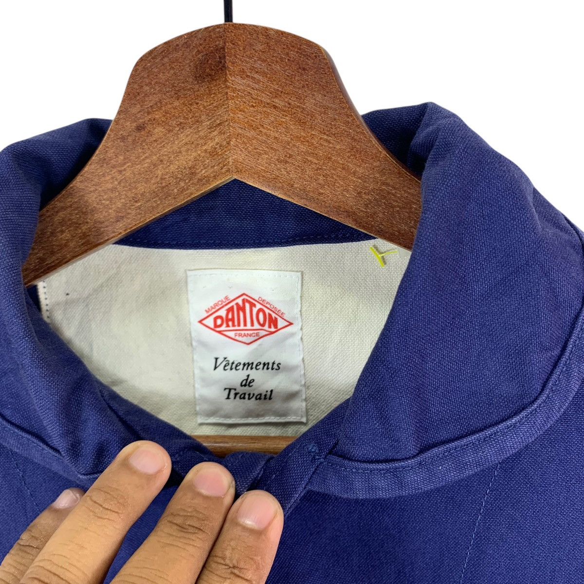 Danton × Vintage VINTAGE DANTON VETEMENTS DE TRAVAIL COAT Size XXS / US 00 / IT 34 - 6 Thumbnail