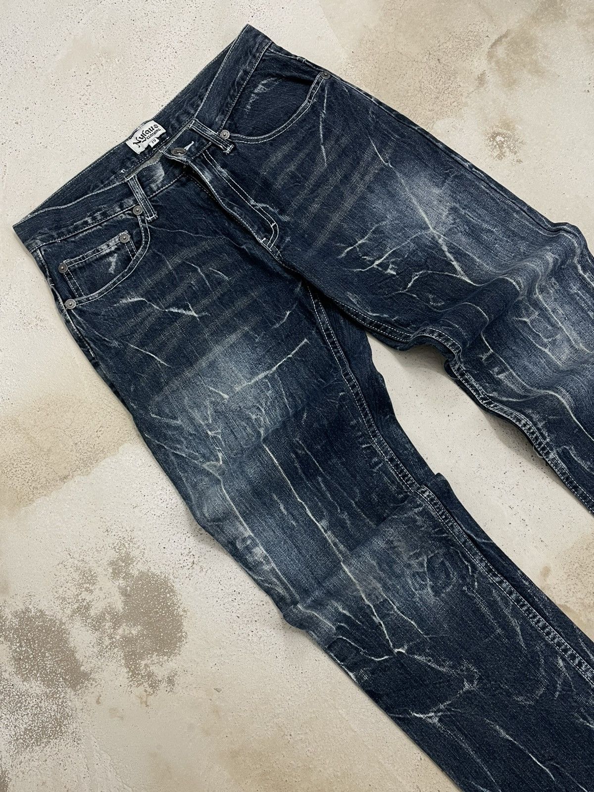 Hysteric Glamour Vintage 90’s Japan Nylaus Clothing Wing Distressed Denim Size US 29 - 5 Thumbnail