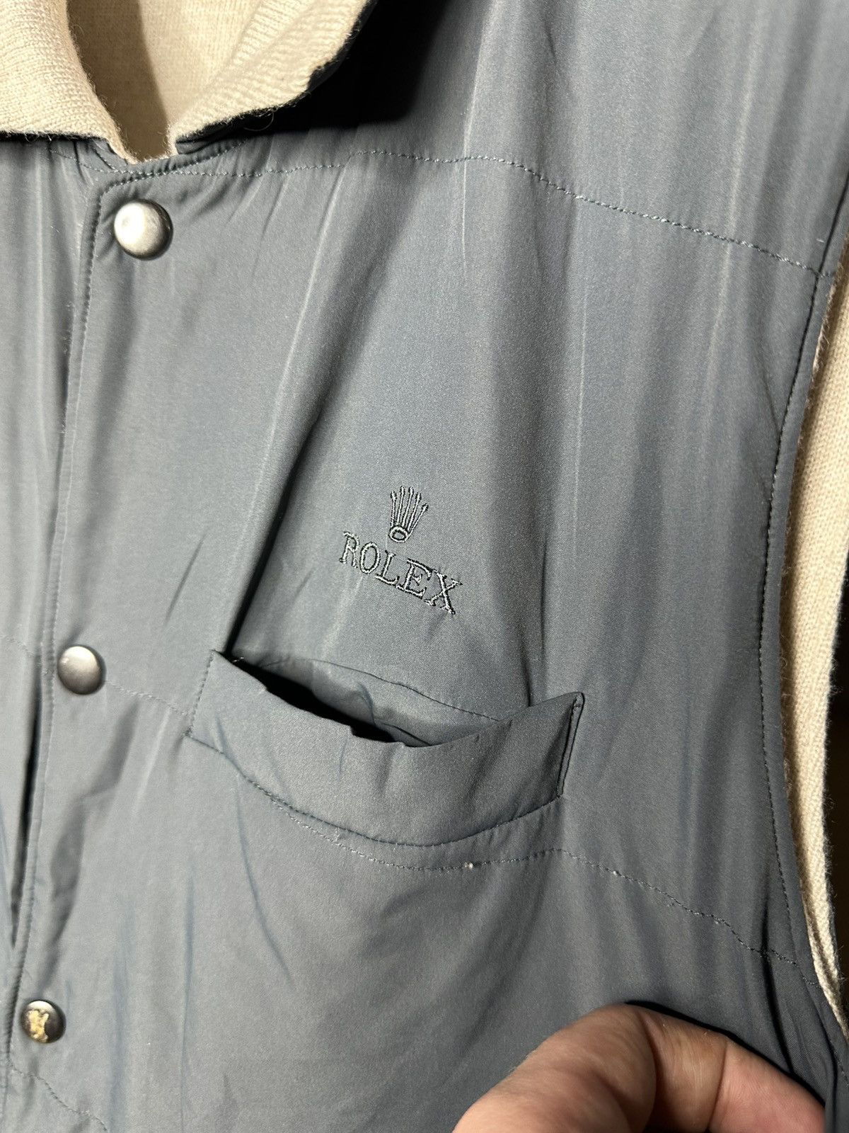 Rolex Rolex VIP Promo Vest Gilet Cashmere Blend Size L Size US L / EU 52-54 / 3 - 4 Thumbnail