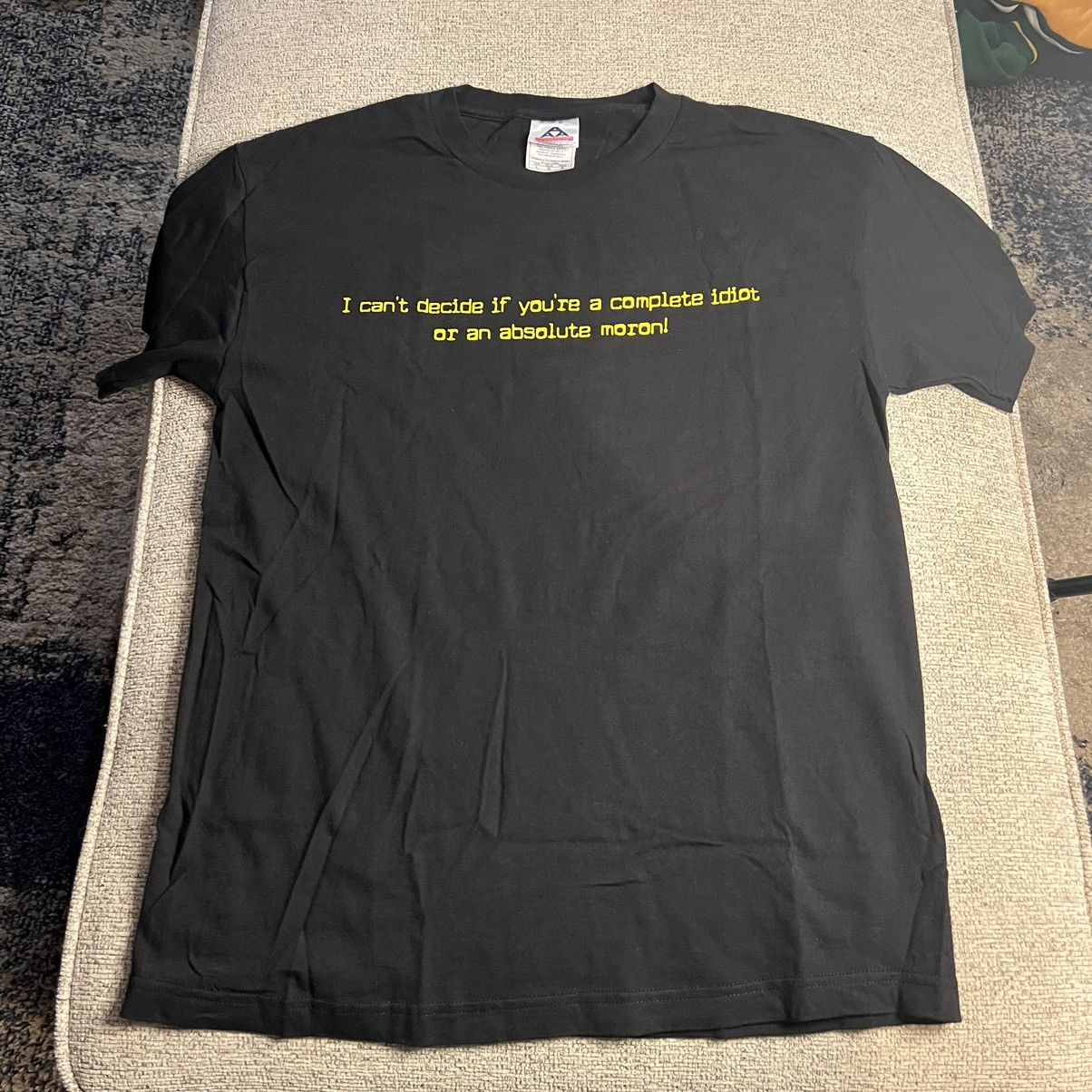 Vintage Funny Text Graphic Vintage Tee Size US L / EU 52-54 / 3 - 2 Thumbnail