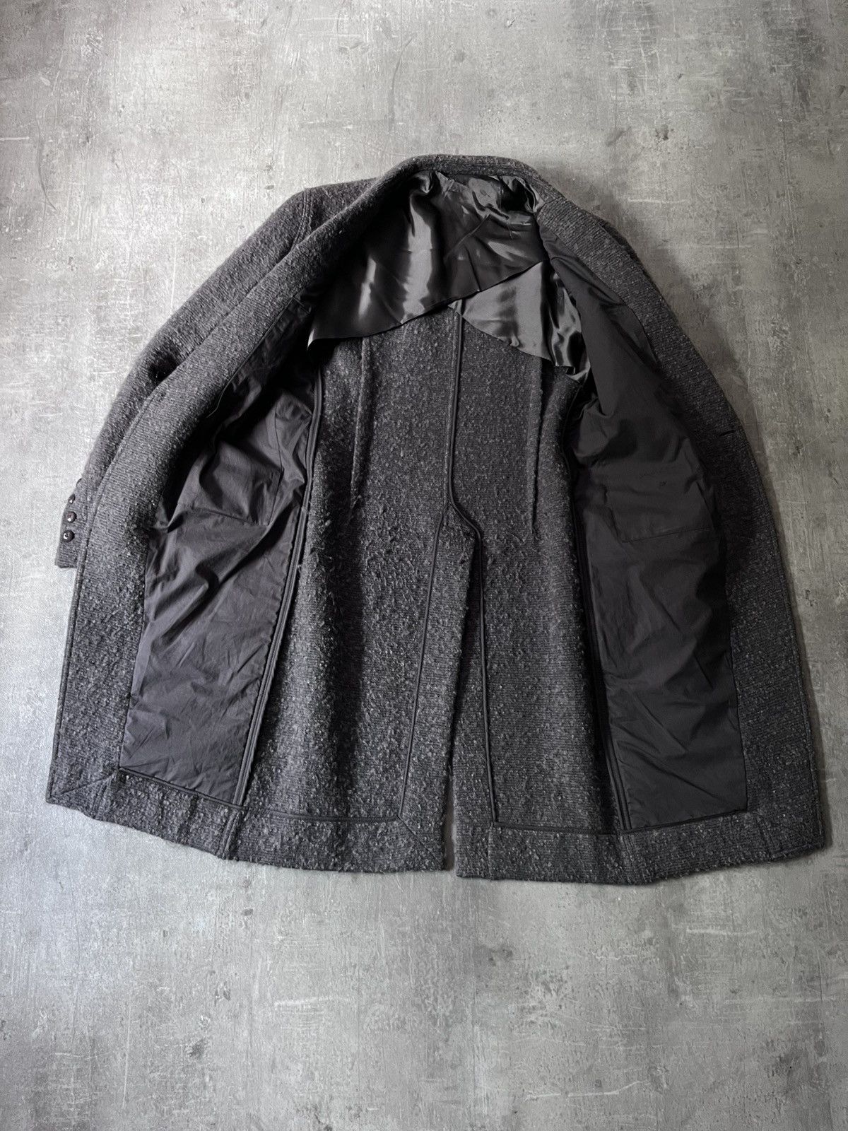 Rick Owens Rick Owens A/W 2015 grey coat wool mohair Size US M / EU 48-50 / 2 - 13 Thumbnail