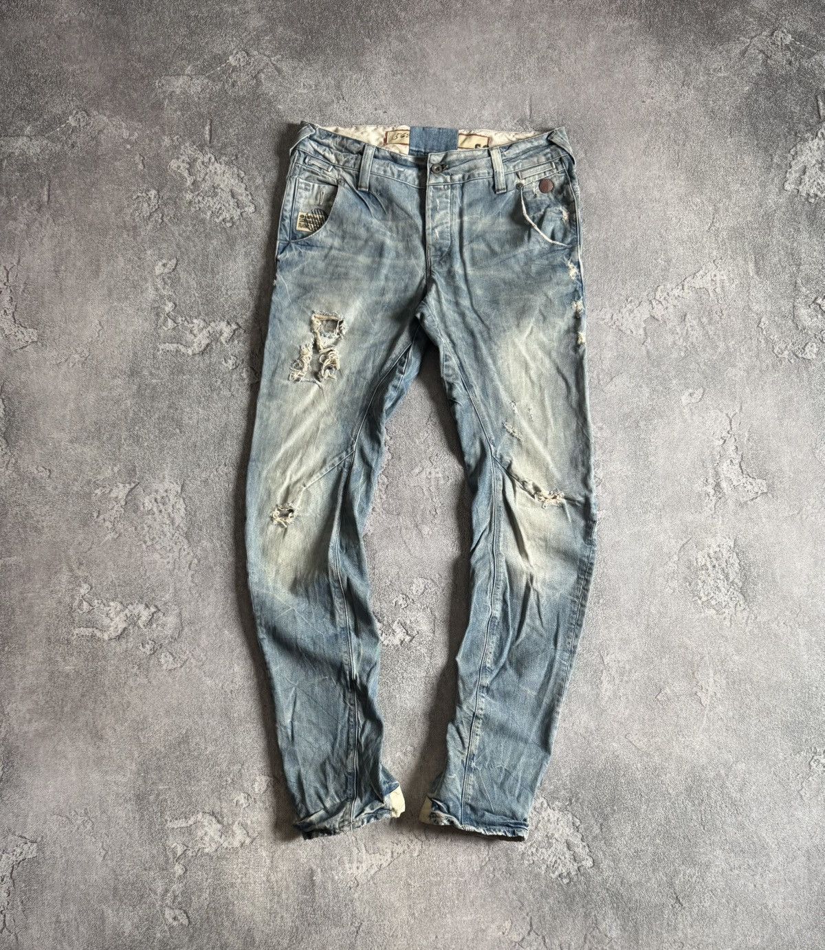 G-Star G star raw 27/32 jail loose tapered shiro denim jeans 3D y2k Size US 27 - 8 Thumbnail