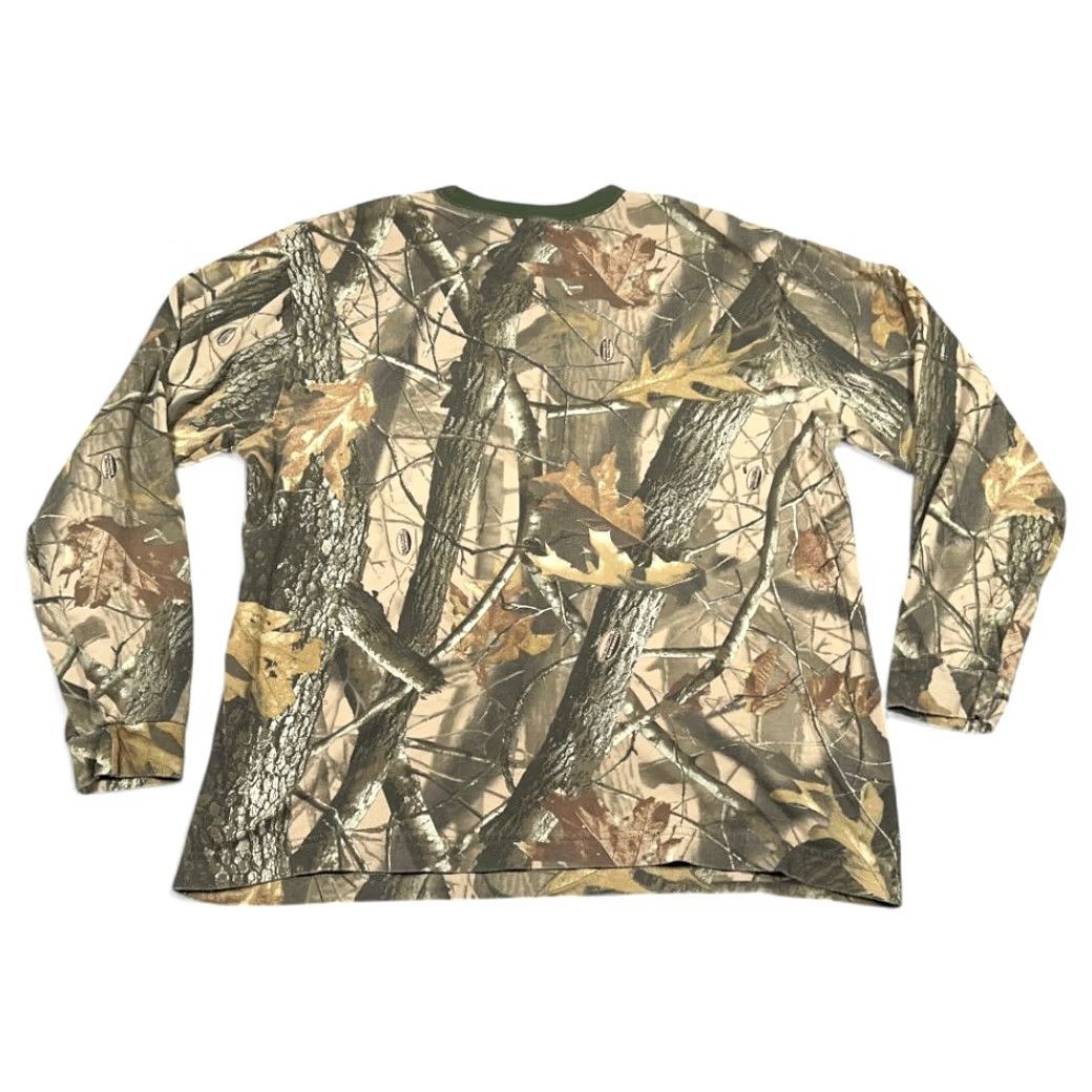 Realtree VINTAGE Realtree Shirt Adult XL Brown Camouflage Long Sleeve 90s Y2K Hunting Hardwoods Mens Size US XL / EU 56 / 4 - 3 Thumbnail