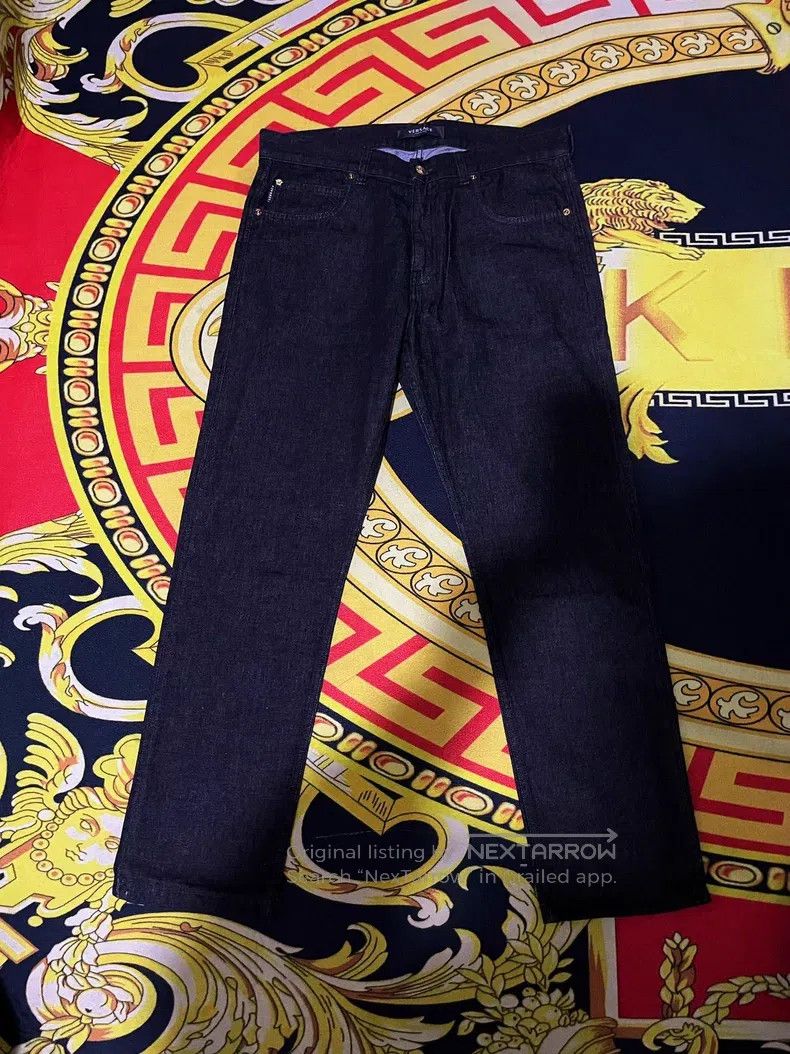 Versace Versace Hardware cowhide jeans Size US 34 / EU 50 - 1 Thumbnail