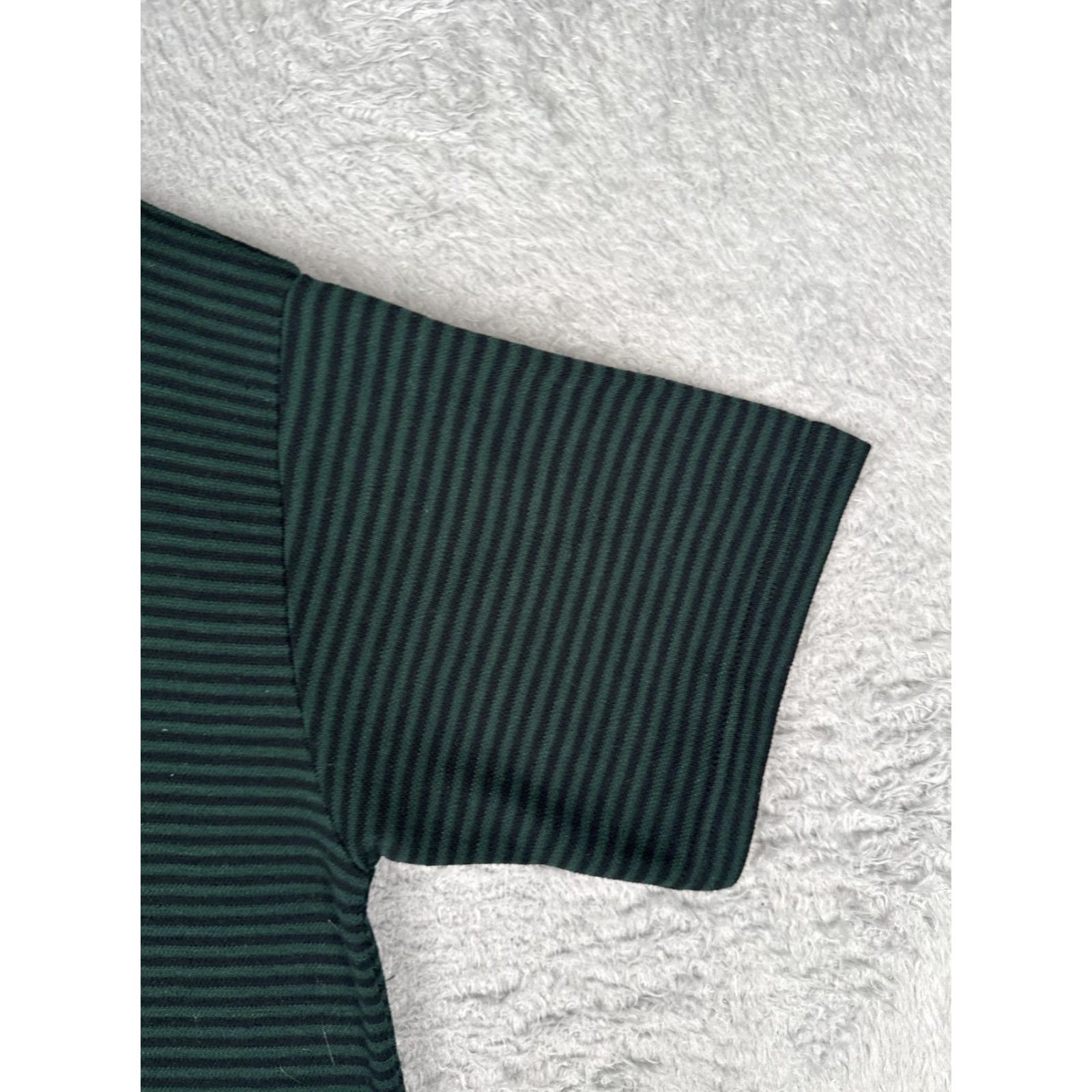 Polo Ralph Lauren Polo Ralph Lauren Polo Shirt Mens Large Green Striped Cotton Logo Casual Size US L / EU 52-54 / 3 - 2 Thumbnail