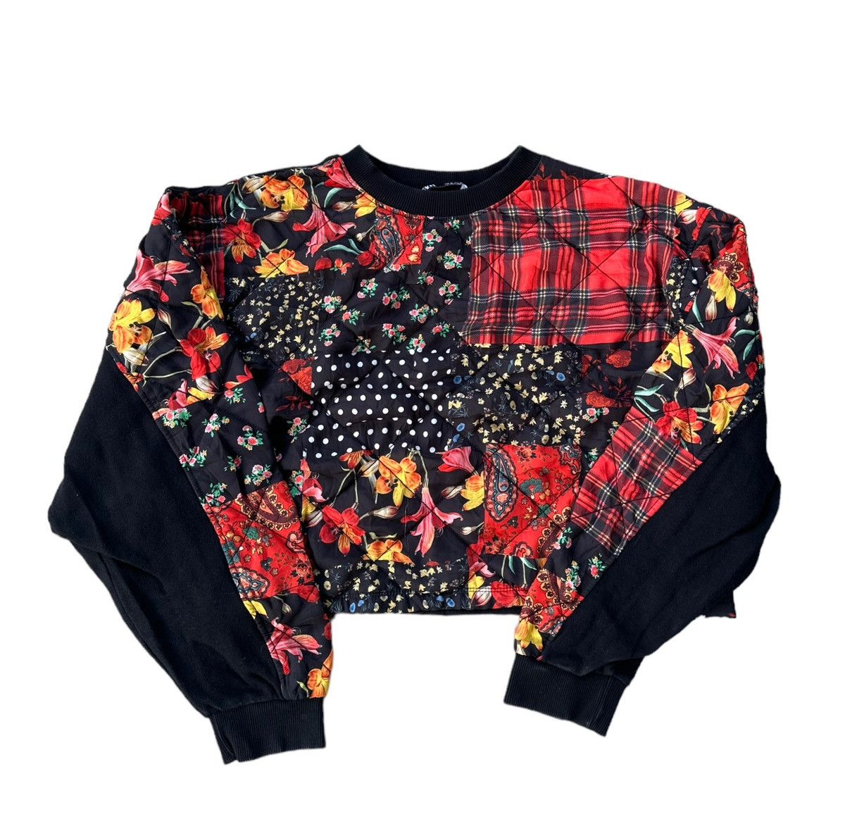 Zara Zara sashiko boro cropped sweatshirts Size M / US 6-8 / IT 42-44 - 1 Thumbnail