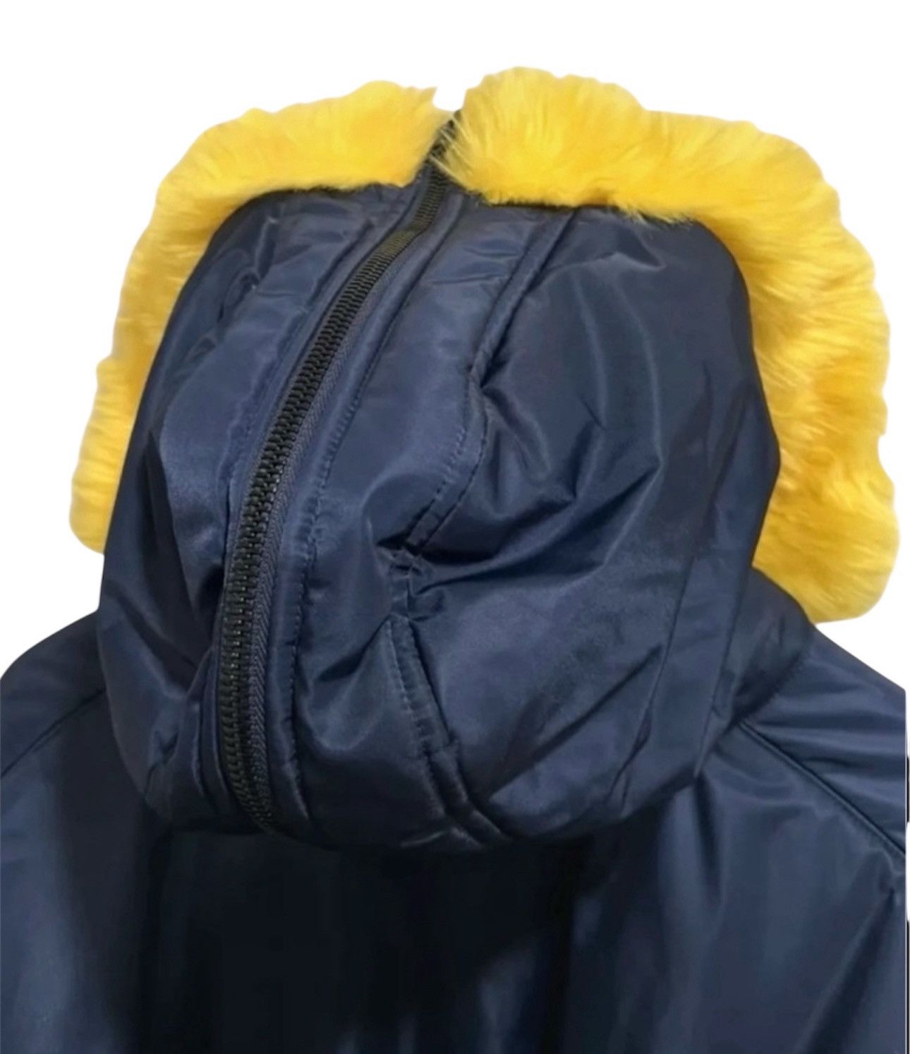 Balenciaga FW21 Yellow Fur Bomber
