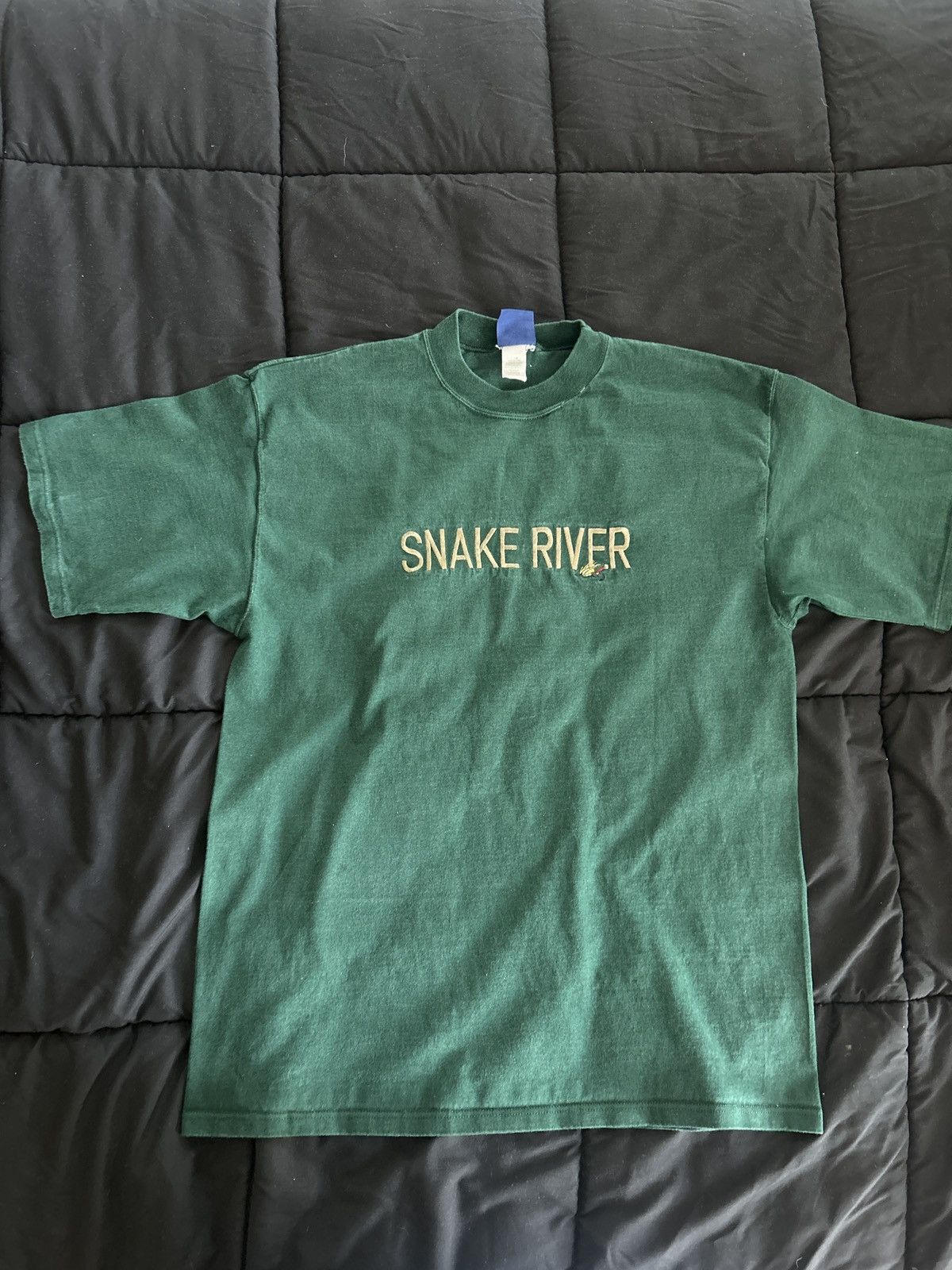 Vintage Vintage SNAKE RIVER tee shirt SINGLE STITCH Size US L / EU 52-54 / 3 - 1 Thumbnail