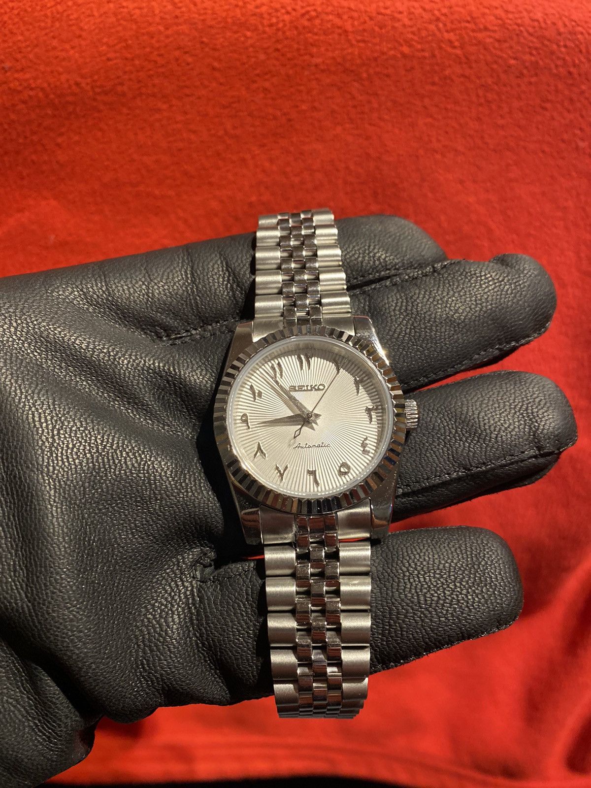 image of Seiko Mod 36Mm Silver Rain, Men's