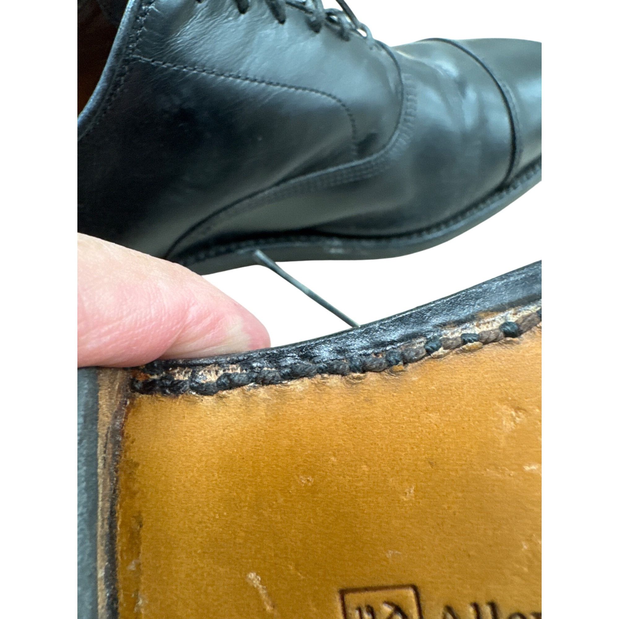 Allen Edmonds Allen Edmonds Park Avenue Mens Black Leather Oxford Shoes Si Size US 11.5 / EU 44-45 - 13 Thumbnail