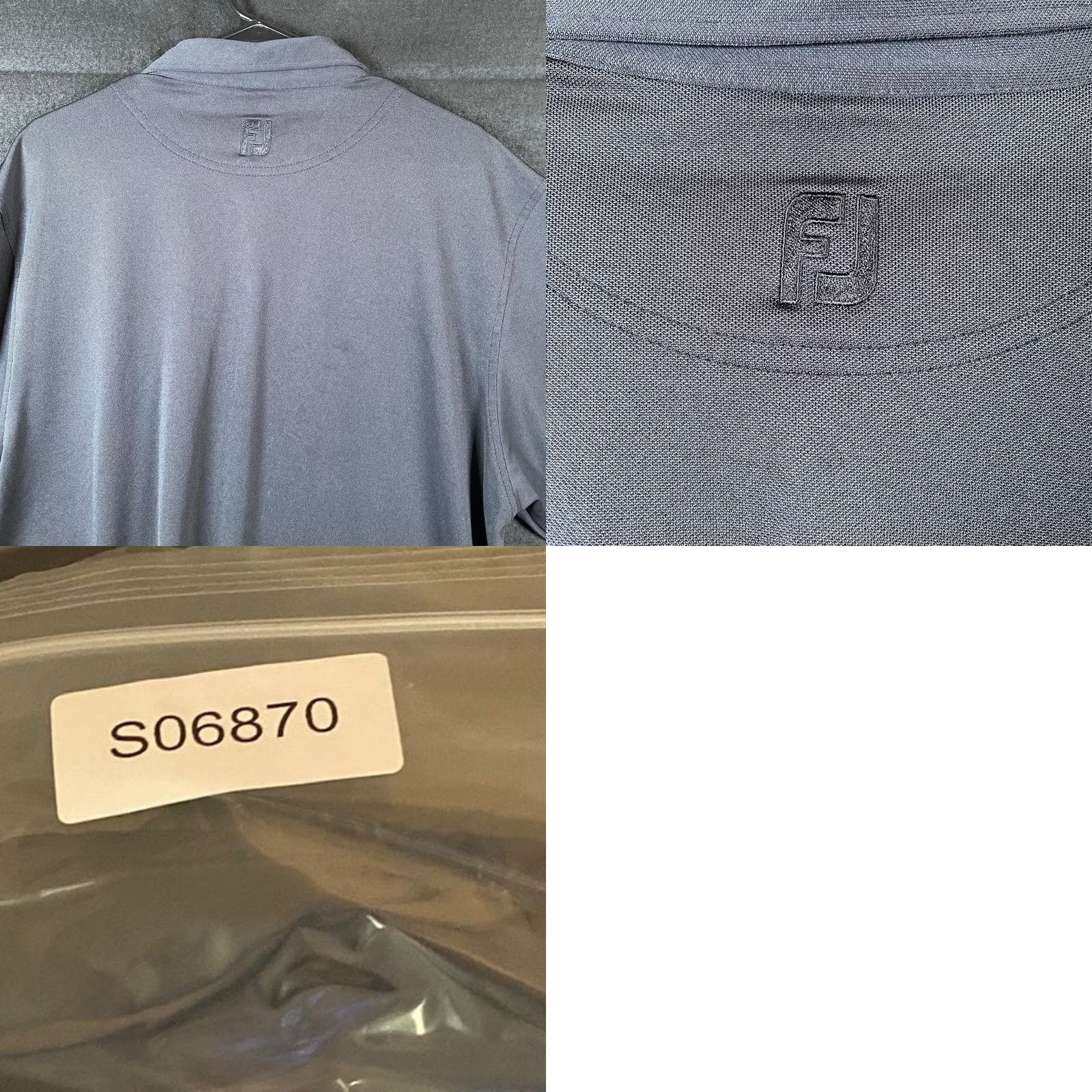 Footjoy FootJoy Mens Polo Shirt Black Golf Activewear Quick Dry Stretch Large Size US L / EU 52-54 / 3 - 9 Thumbnail