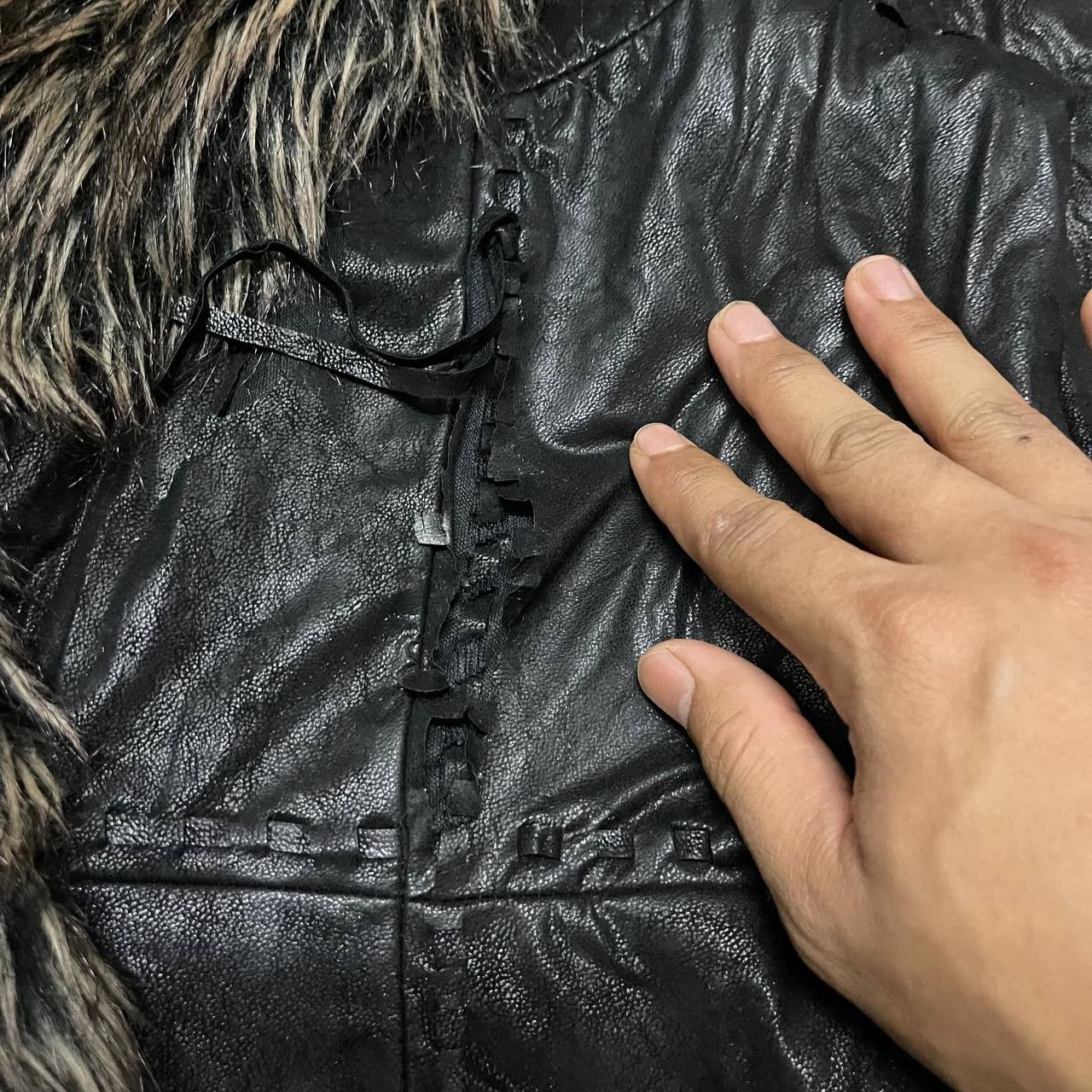 Japanese Brand Marylester Fur Jacket like if six was nine lgb hysterics Size US M / EU 48-50 / 2 - 8 Thumbnail