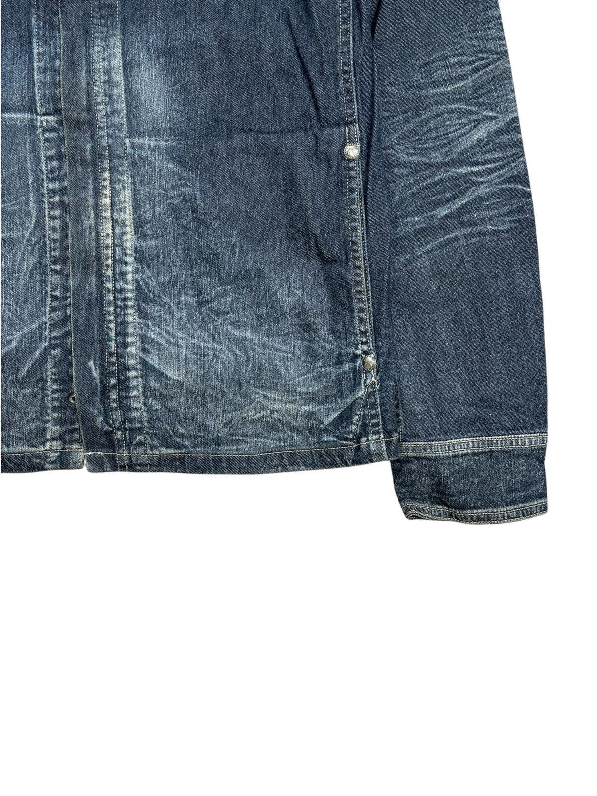 roarguns 2000s Roarguns - Raccagni Zips Vkei Style Denim Jacket Size US M / EU 48-50 / 2 - 6 Thumbnail