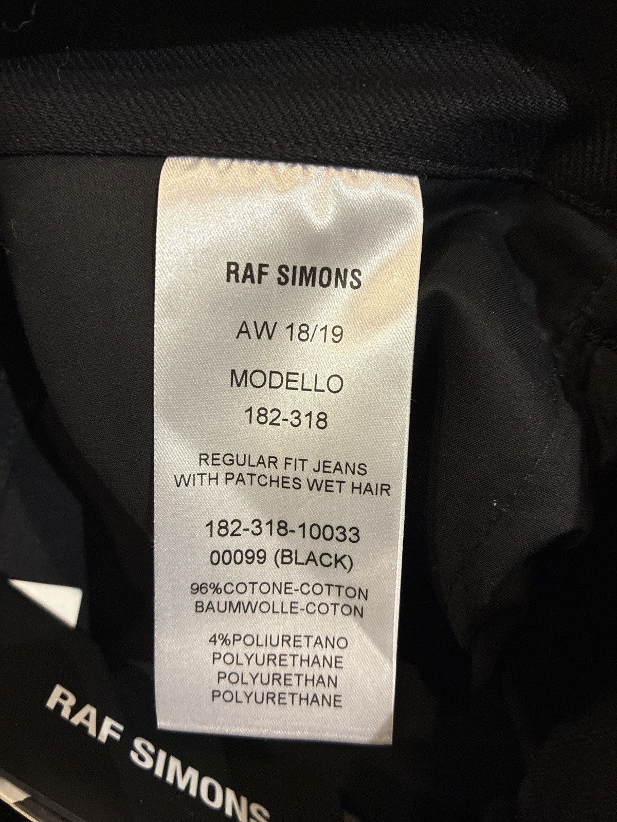 Raf Simons Raf Simons AW19 Christiane F Regular Fit Jeans Size US 30 / EU 46 - 5 Thumbnail
