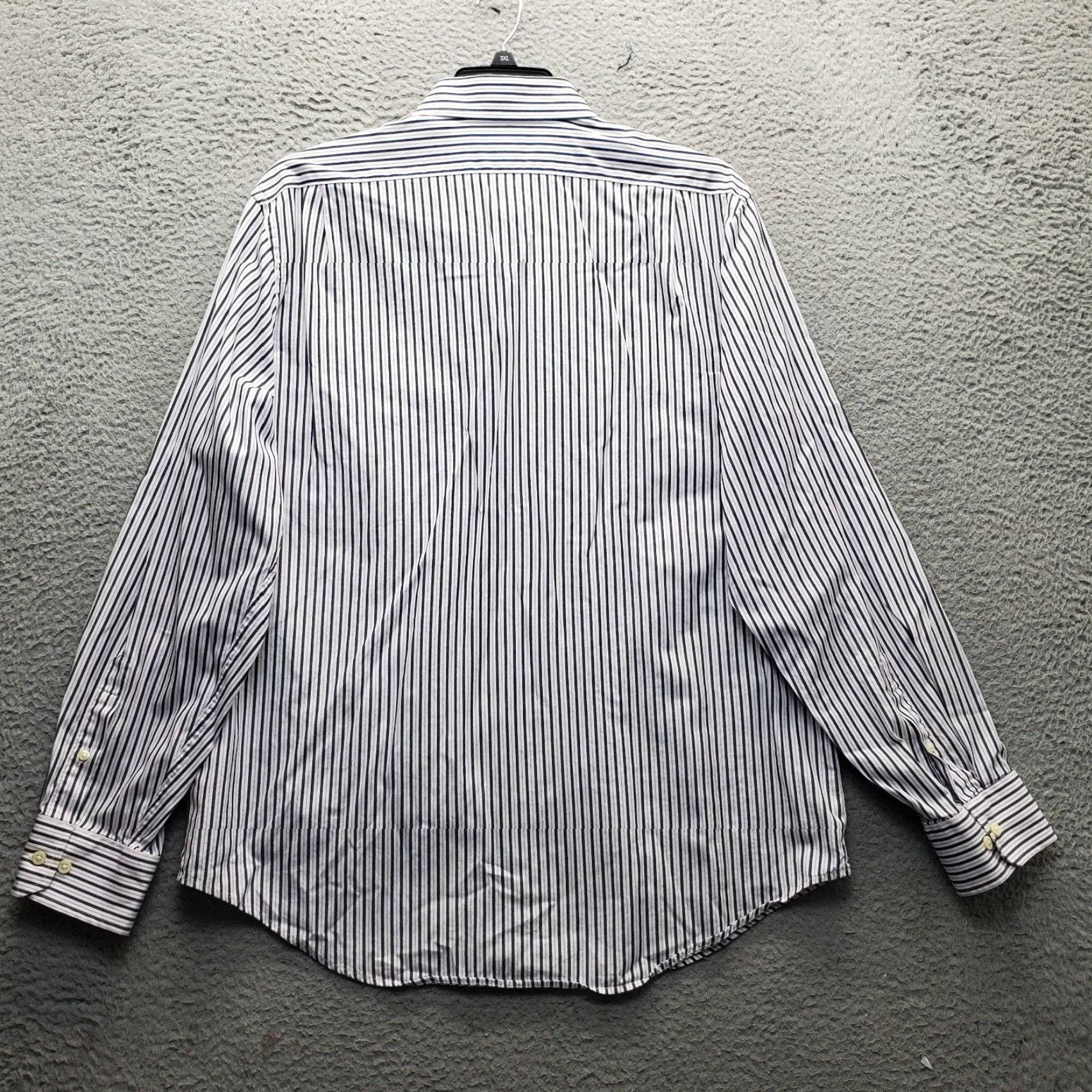 Banana Republic Mens XL Dress Shirt Striped 100% Cotton Long Sleeve Button  Up Multicolor Shirt