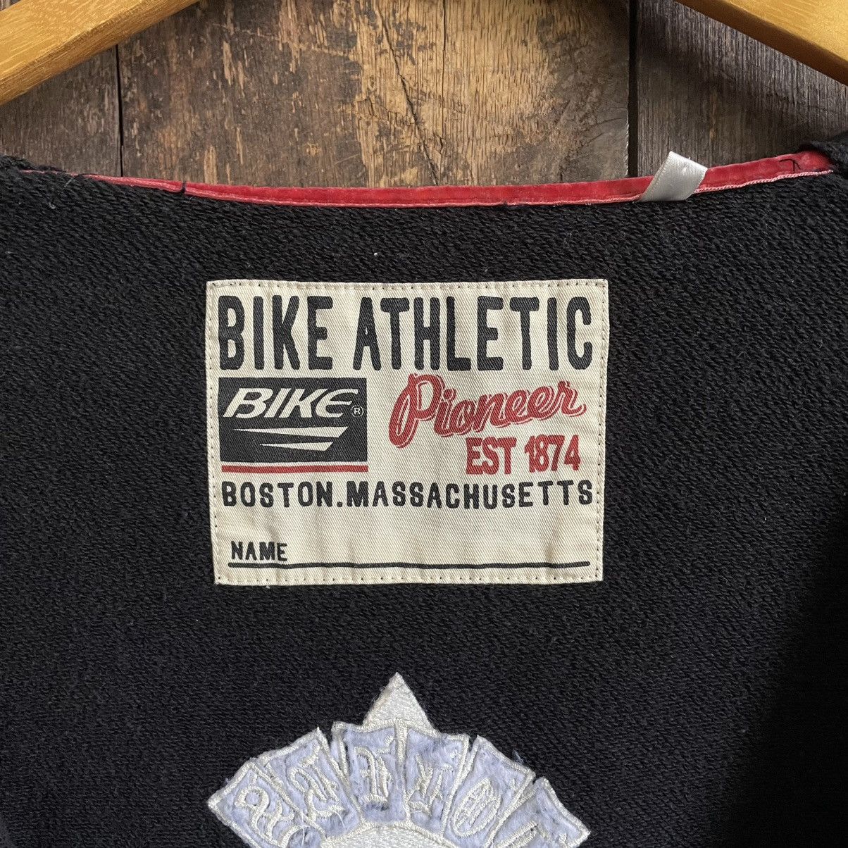 Vintage Vintag Bike Athletic Fake Porker Club Jacket Size US XL / EU 56 / 4 - 5 Thumbnail