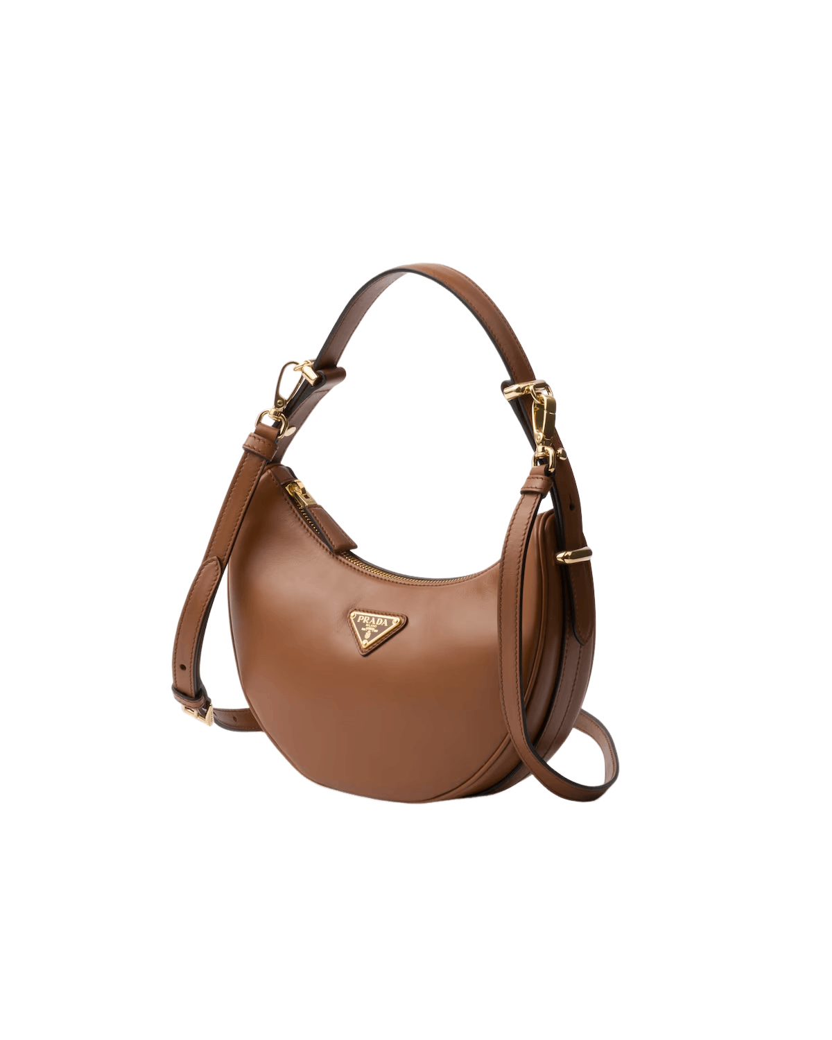 Prada PRADA Arque Small $2850 Cognac Leather Bag Size ONE SIZE - 2 Thumbnail
