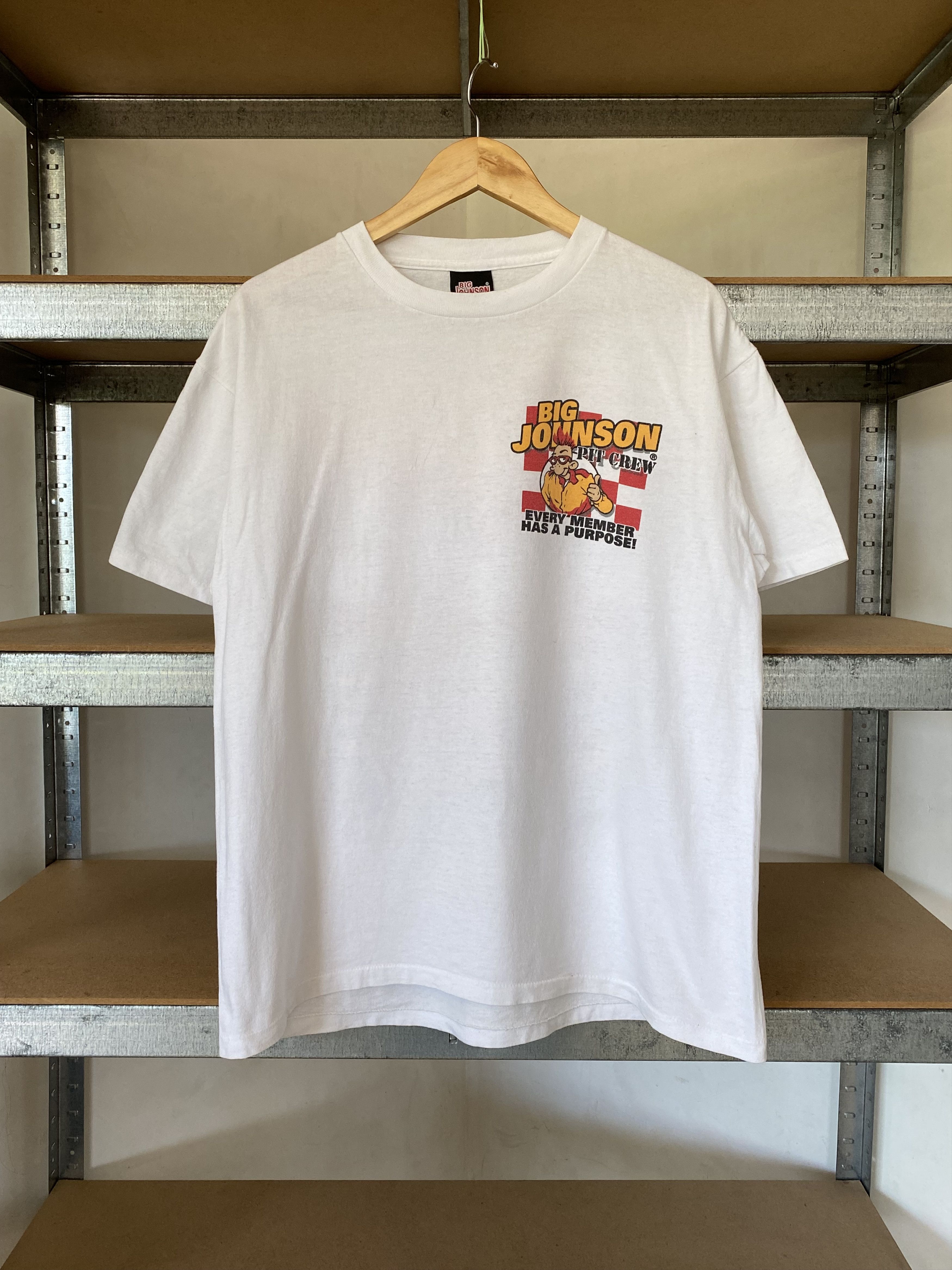 Vintage Big Johnson Vintage 1997 Racing Pit Stop Naughty Tee Size US L / EU 52-54 / 3 - 2 Thumbnail