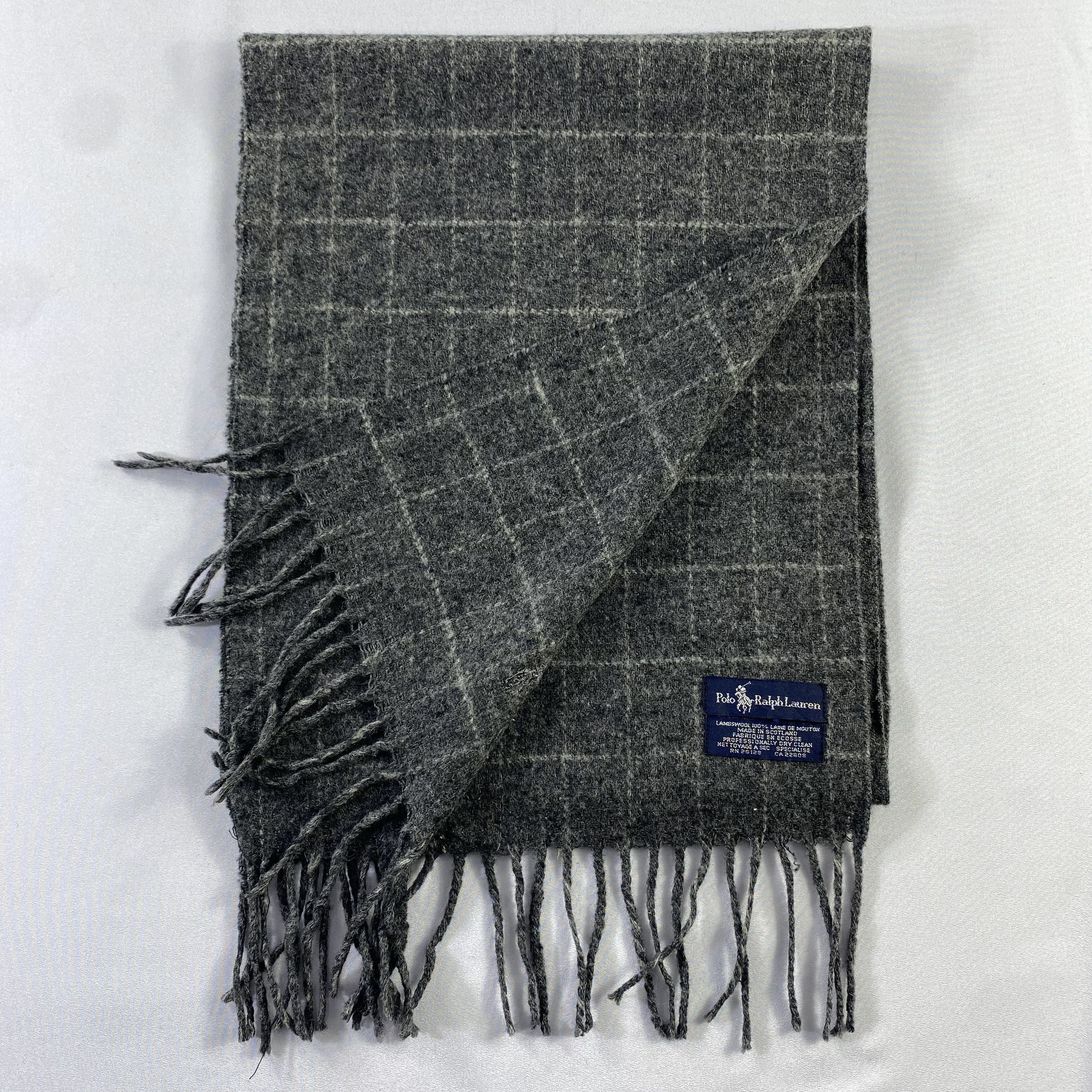 Polo Ralph Lauren Polo Ralph Lauren Scarf Plaid Neck Wrap Wool Muffler Size ONE SIZE - 5 Thumbnail