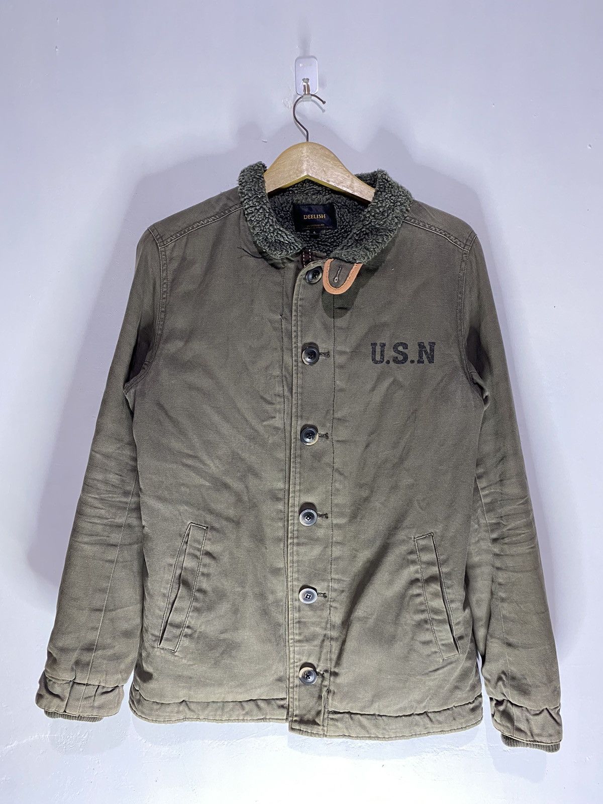 Buzz Rickson's Vintage U.S.N N1 deck deelish repro jacket Size US L / EU 52-54 / 3 - 1 Thumbnail