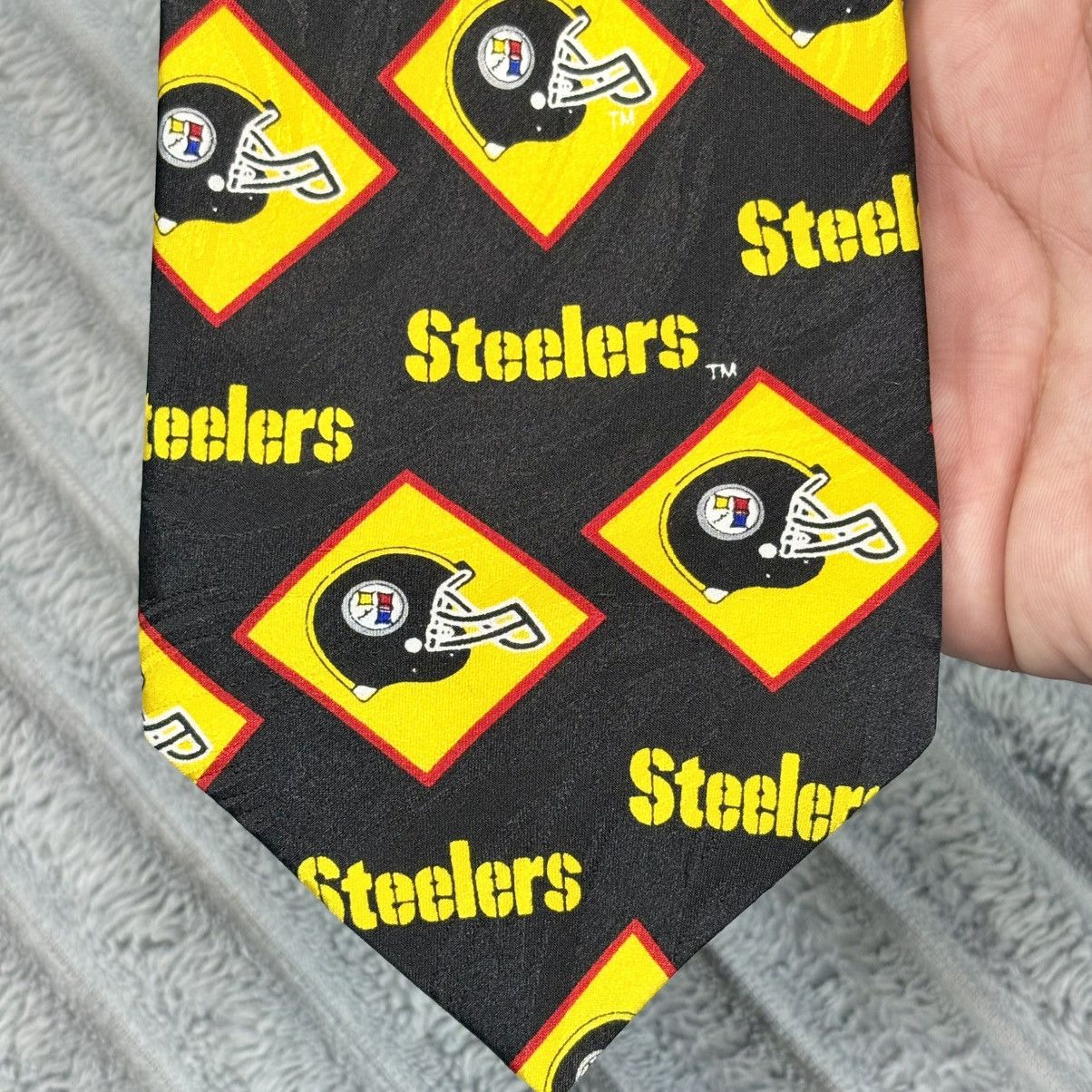 NFL Pittsburgh Steelers III Men's Tie Ralph Marlin Vintage 1995 Size ONE SIZE - 7 Thumbnail