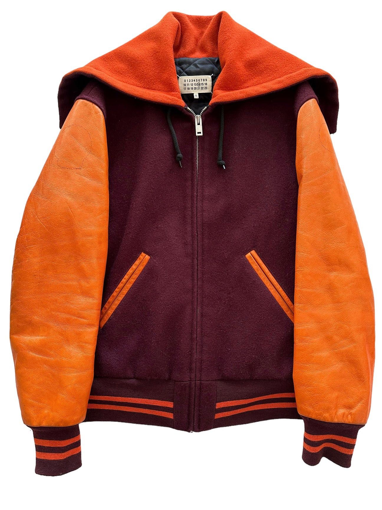 maison margiela 16ss varsity jacket 44