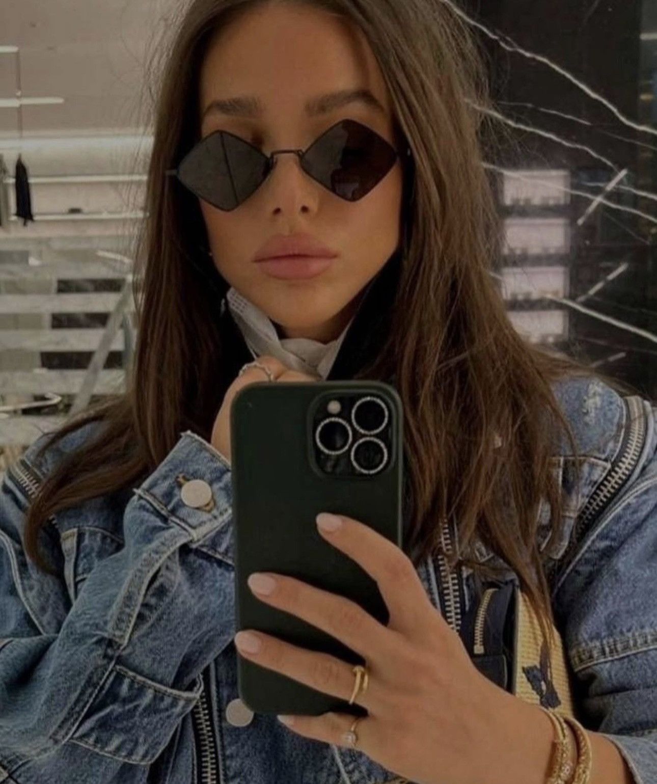 Yves Saint Laurent New Sunglasses SAINT LAURENT SL 302 Lisa 002 Size ONE SIZE - 2 Thumbnail