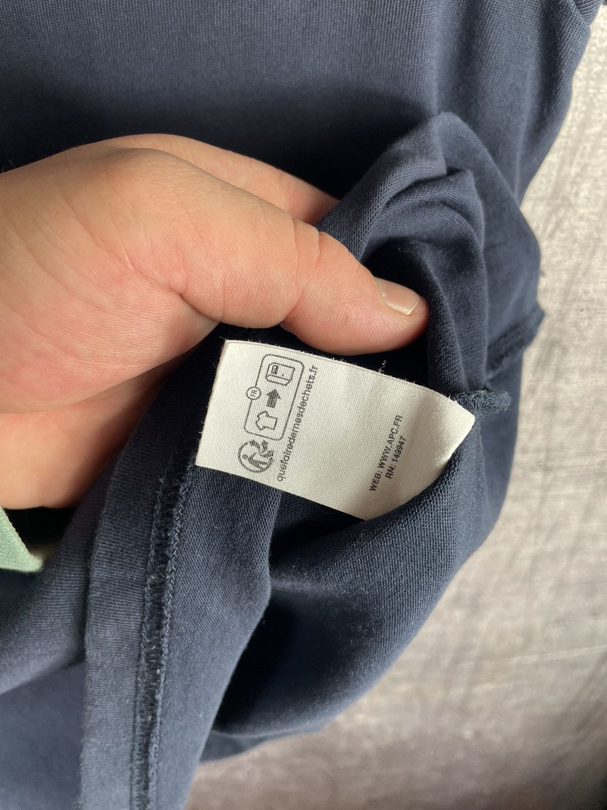 A.P.C. A.P.C. Rue Madame Paris Garment Dyed Logo T-shirt Tee Size S / US 4 / IT 40 - 6 Thumbnail