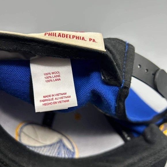 Mitchell & Ness Golden State Warriors GSW Hat Men Big Logo Snap Back Wool Size ONE SIZE - 3 Thumbnail