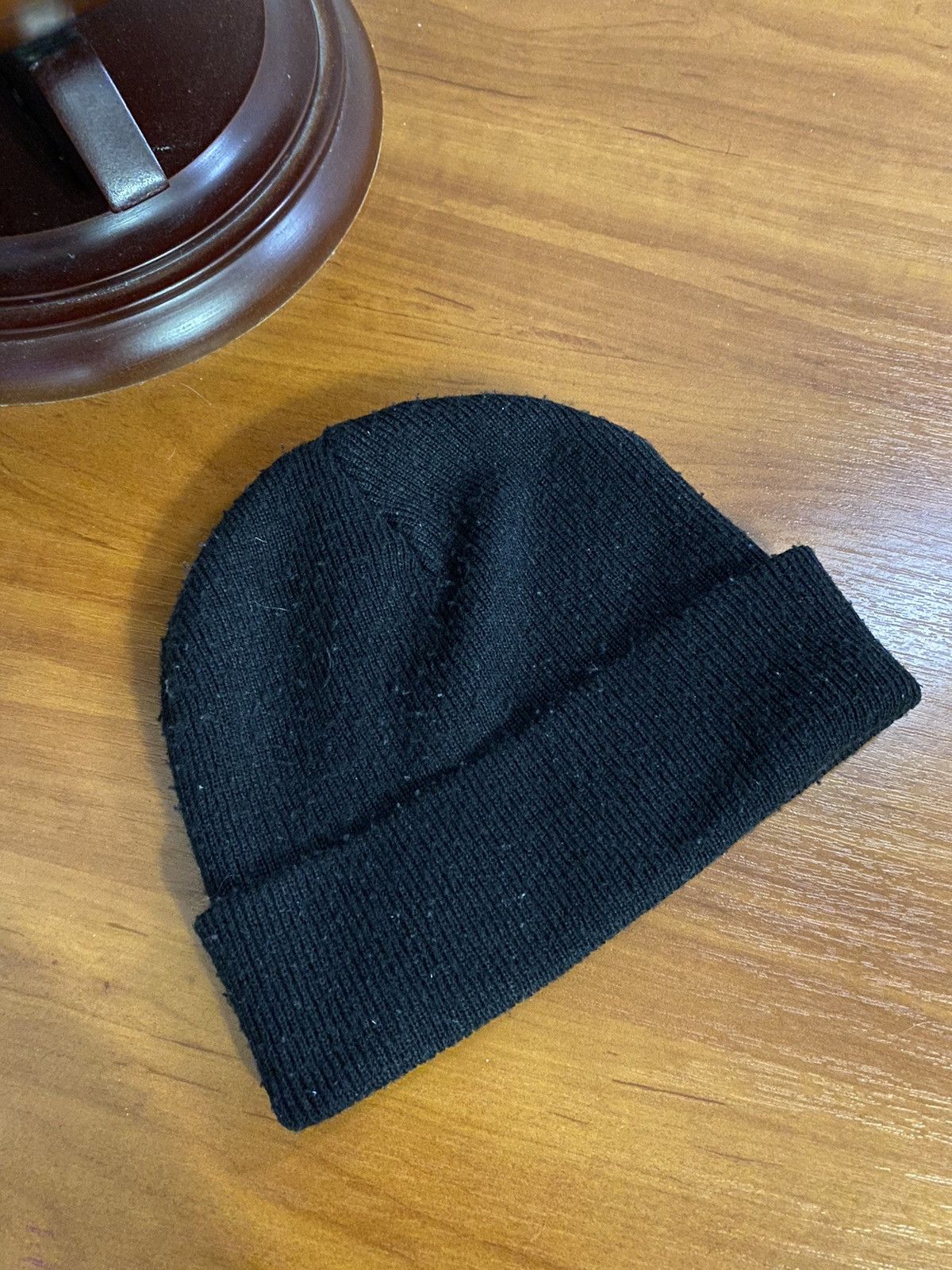 Adidas × Vintage VNTG 90s adidas beanie hat small embroidered logo Size ONE SIZE - 3 Thumbnail