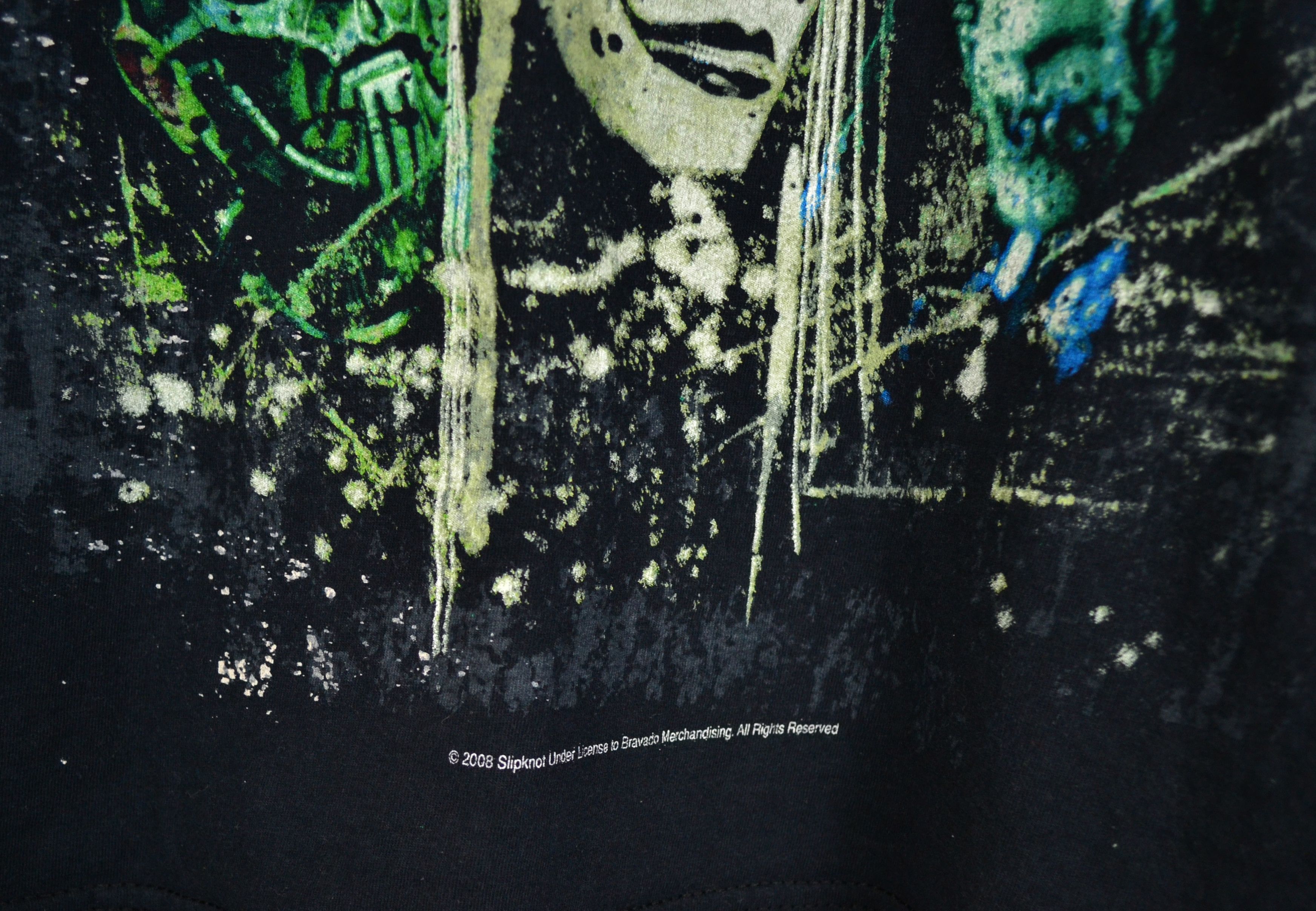Band Tees Vintage 2008 Slipknot All Over Print T-Shirt Masks Band Tees Size US M / EU 48-50 / 2 - 4 Thumbnail