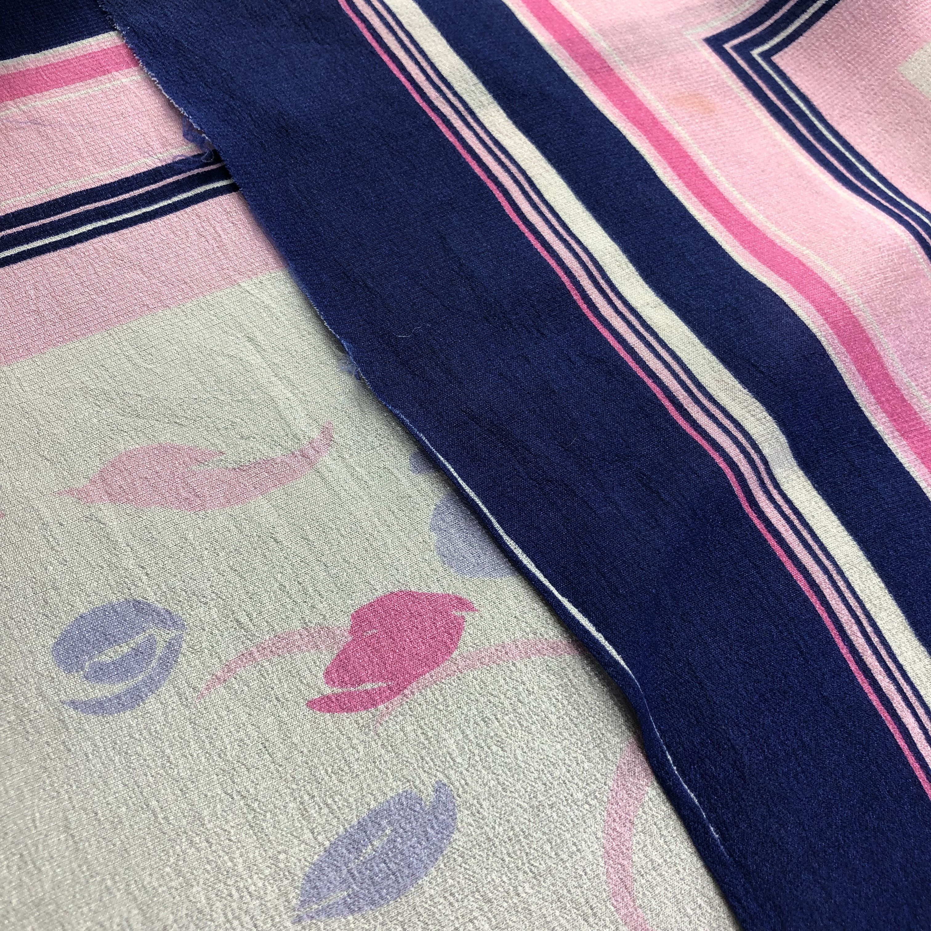 Pierre Balmain Vintage Pierre Balmain Floral Silk Scarf M501 Size ONE SIZE - 10 Thumbnail