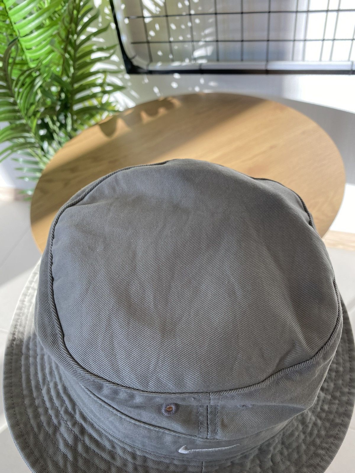 Nike × Vintage Nike 90’s Bucket Hat M/L Size Vintage Beige Unisex y2k Style Size 34 - 9 Thumbnail
