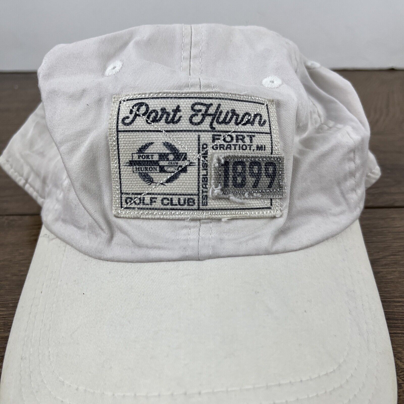 Other Port Huron Hat Fort Gratiot Michigan White Hat Adjustable Wh Size ONE SIZE - 7 Thumbnail