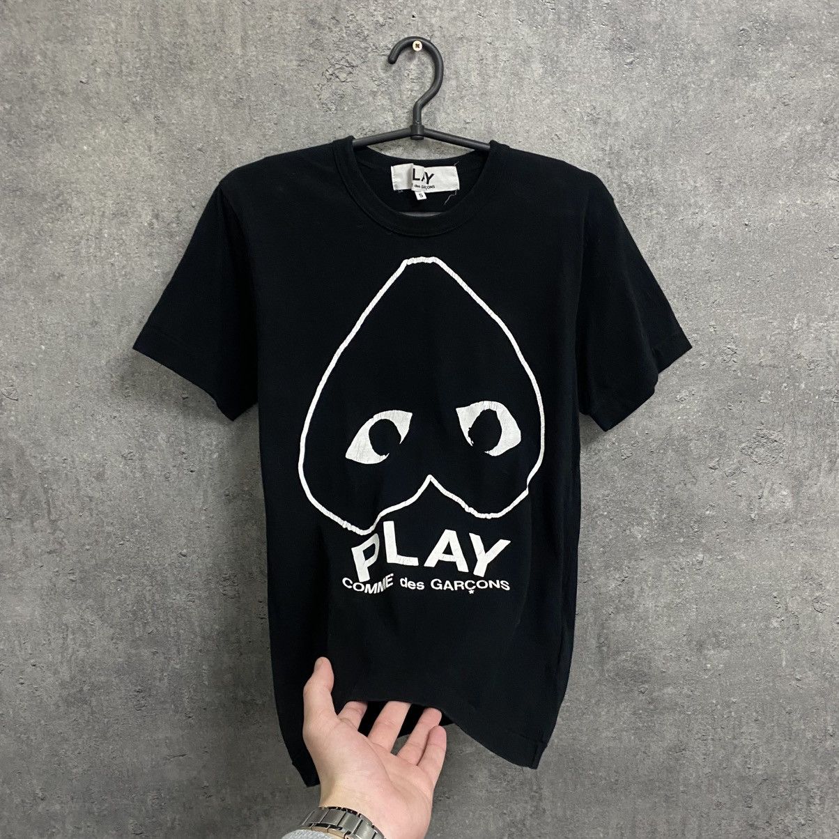 Comme des Garcons Play Come des Garcons Mens T-Shirt CDG Tee Black Big Heart Size US S / EU 44-46 / 1 - 2 Thumbnail