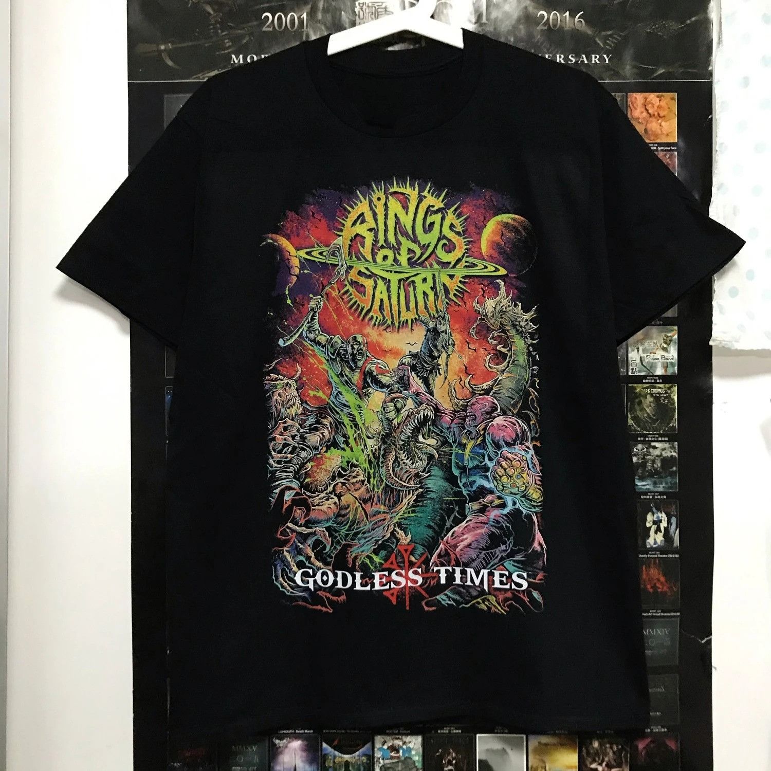 Vintage Vintage Rings of Saturn T-Shirt Size US XL / EU 56 / 4 - 1 Thumbnail