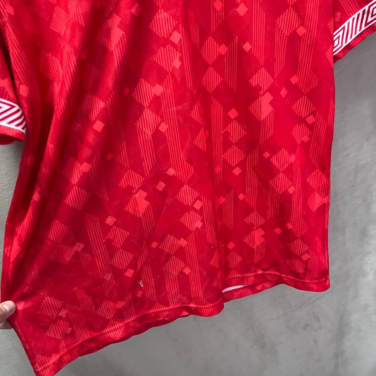 Vintage Wales 1990-92 Umbro Vintage Football Jersey M-L Size US M / EU 48-50 / 2 - 11 Thumbnail
