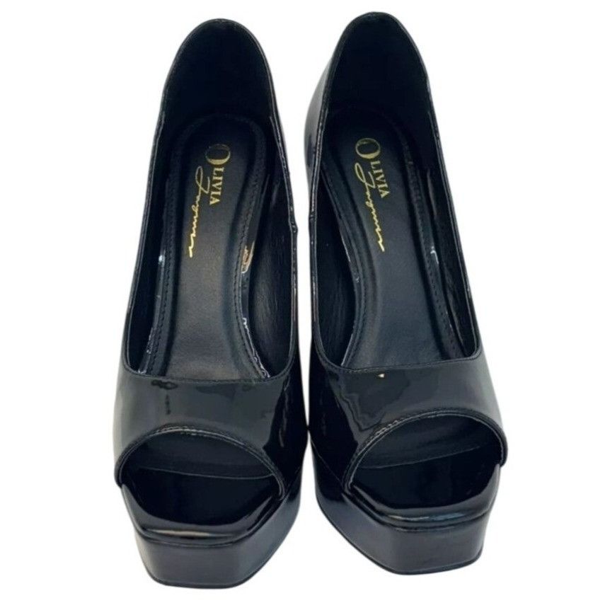 Other OLIVIA FERGUSON / Cassandra / Black Patent / Leather / Open- Size US 8.5 / IT 38.5 - 4 Thumbnail