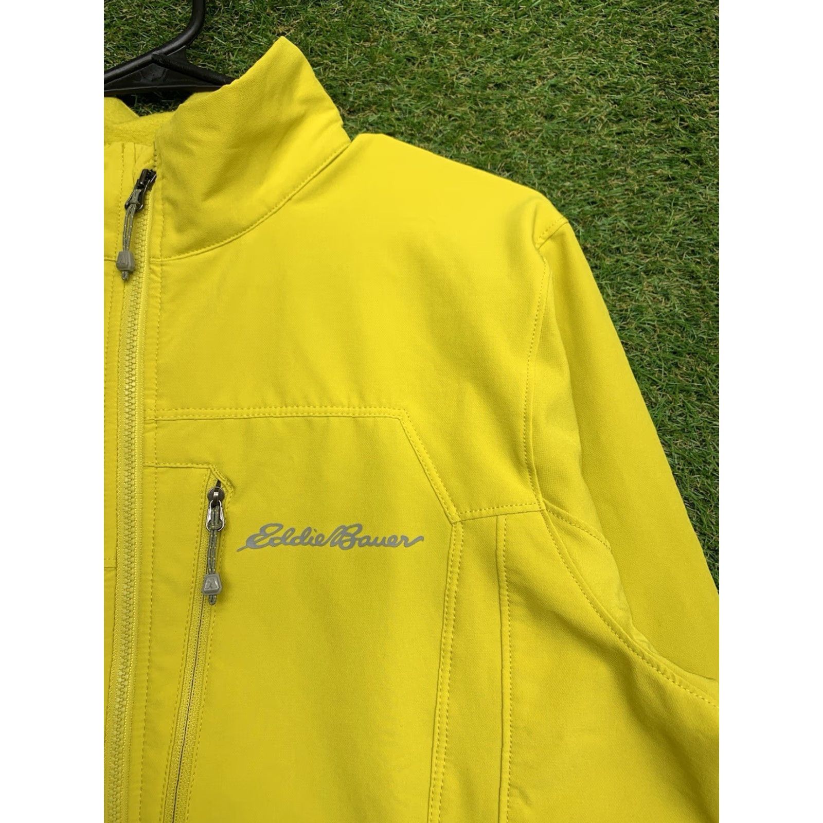 Eddie Bauer Eddie Bauer First Ascent Jacket Mens Small Full Zip Up Yellow Softshell Outdoor Size US S / EU 44-46 / 1 - 3 Thumbnail