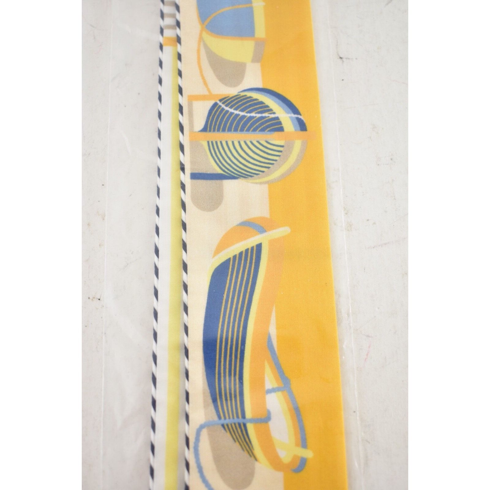 Hermes Hermes Scarf Twilly Thalassa 100% Cotton Bouton D'or Bag Tie Size ONE SIZE - 5 Thumbnail
