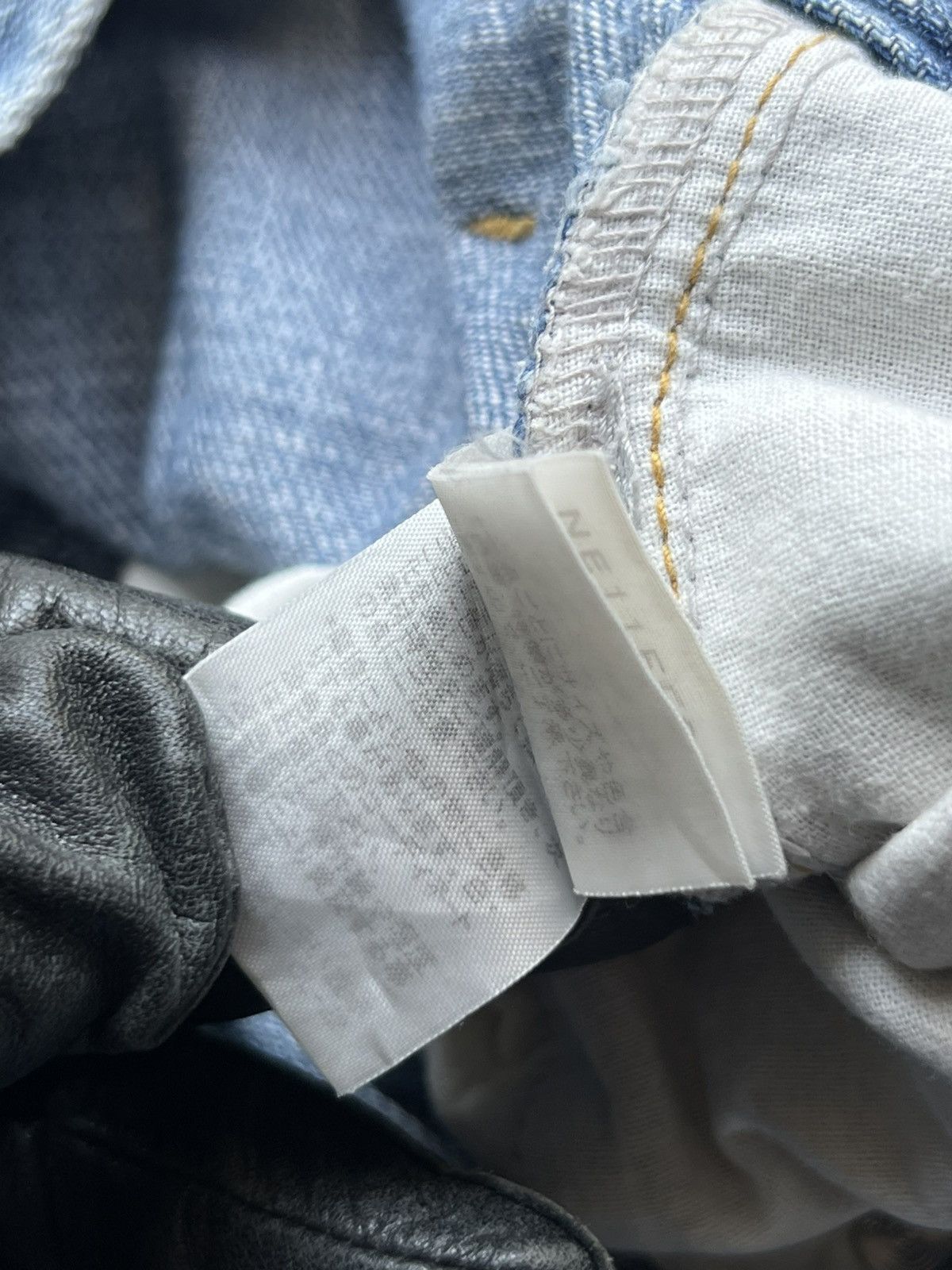 Ne-Net Ne-net Denim Patch Pant Size US 33 - 8 Thumbnail