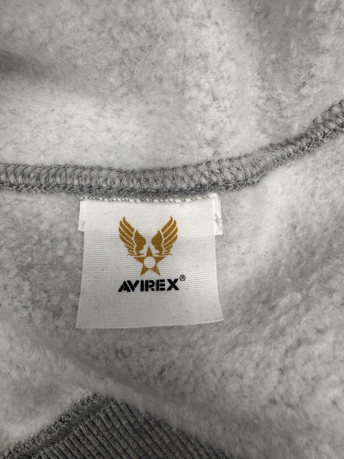 Avirex Avirex Men Sweatshirt Grey With Size XL Size US XL / EU 56 / 4 - 5 Thumbnail